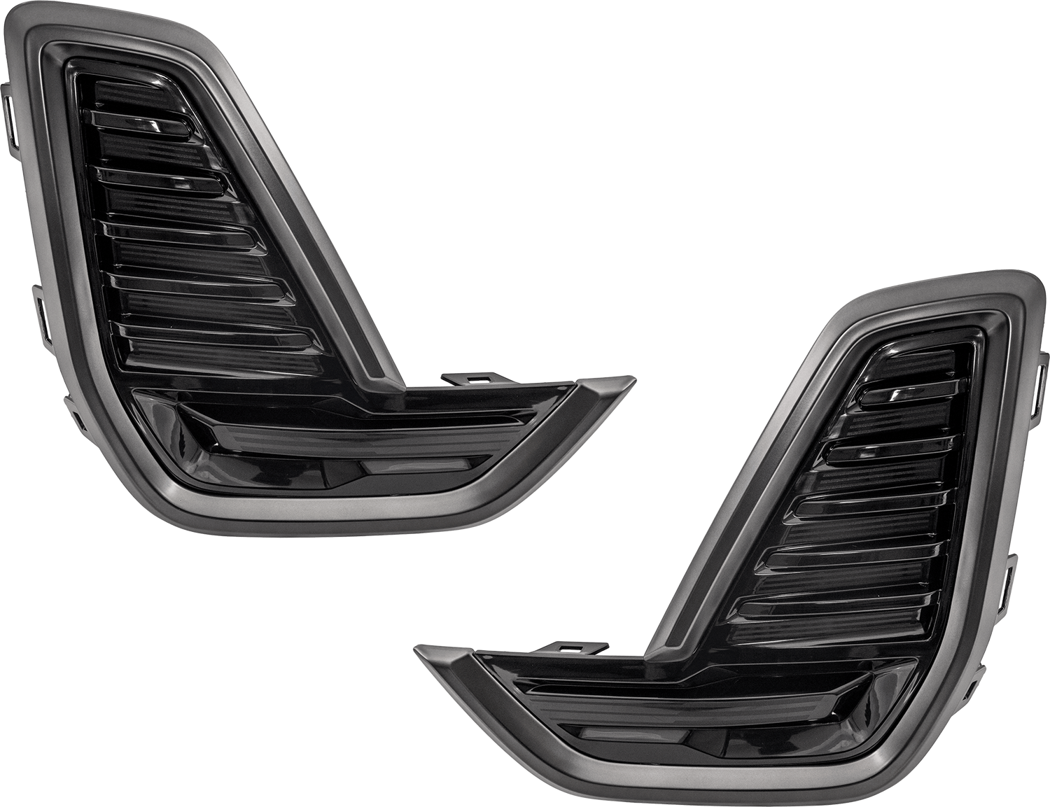 AM ACADIA 20-23 FOG LAMPS COVER RH AND LH Chrome Black w Elevation Edition Package Except Denali Models SKU SET RG10770013 Partslink GM1038313 GM1039313 OEM 84927695-84927696
