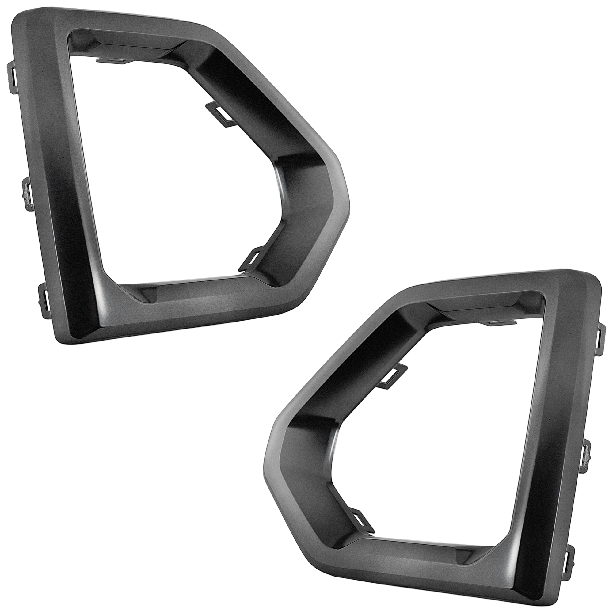 AM SIERRA 1500-19-21 SIERRA 1500 LIMITED 22-22 FRONT FOG LAMP MOLDING RH AND LH Black AT4 Model SKU SET RG10810011 Partslink GM1039259 GM1038259 OEM 84528059-84528058