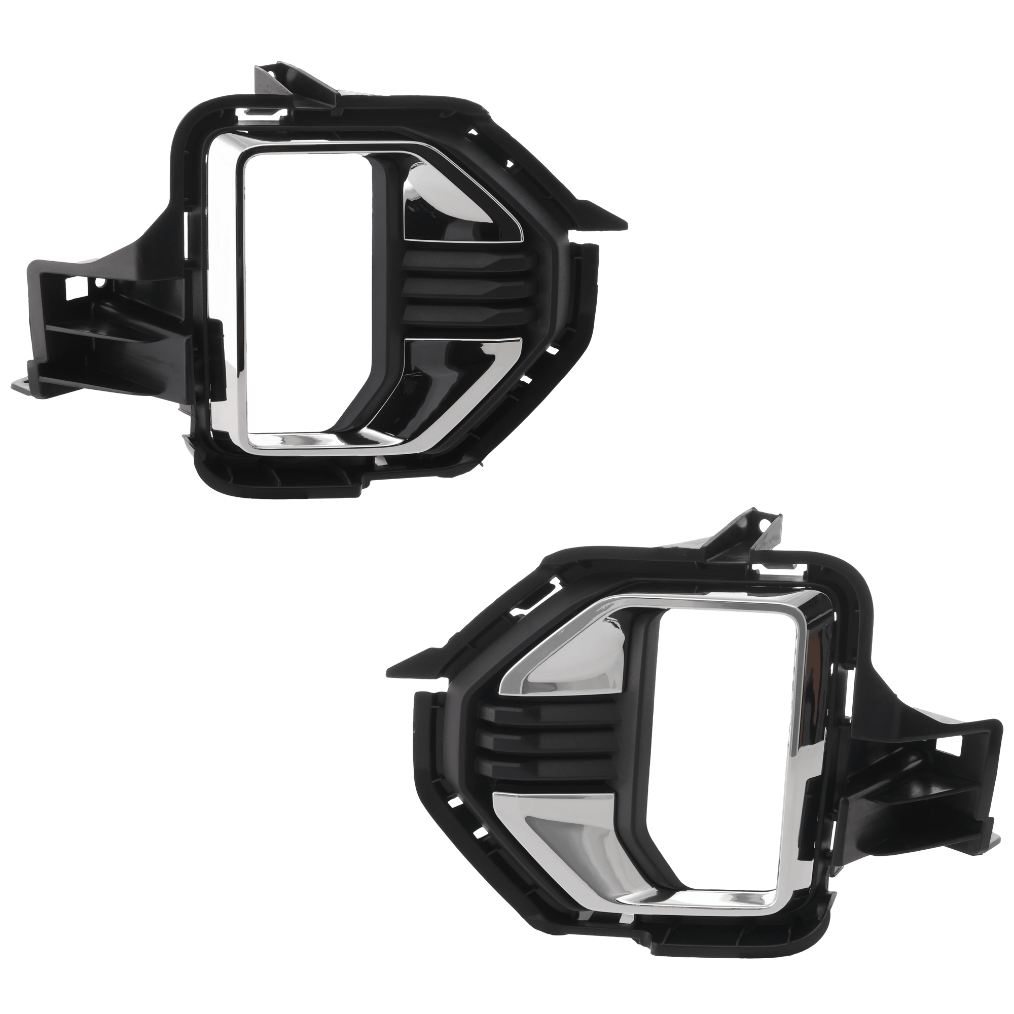 AM CANYON 21-22 FRONT FOG LAMP MOLDING RH AND LH Bezel Black AT4 Denali Models SKU SET RG10810021 Partslink GM1039276 GM1038276 OEM 84693864-84938720-84693865