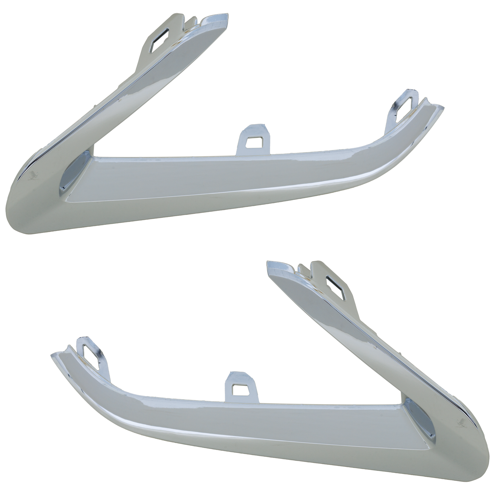 AM TERRAIN 18-21 FOG LAMP MOLDING RH AND LH Insert Chrome SL SLE Standard Models SKU SET RG10810025 Partslink GM1039221 GM1038221 OEM 23335550-23335551