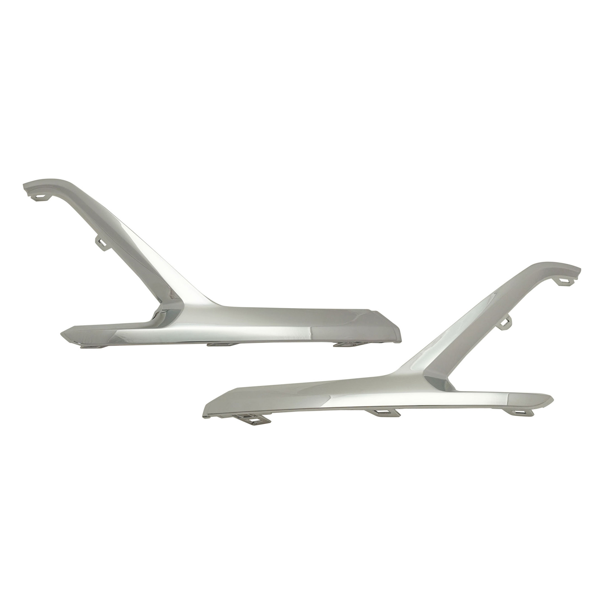 AM TERRAIN 18-21 FRONT FOG LAMP MOLDING RH AND LH Chrome SKU SET RG10820009 Partslink GM1039222 GM1038222 OEM 84165546-84165545