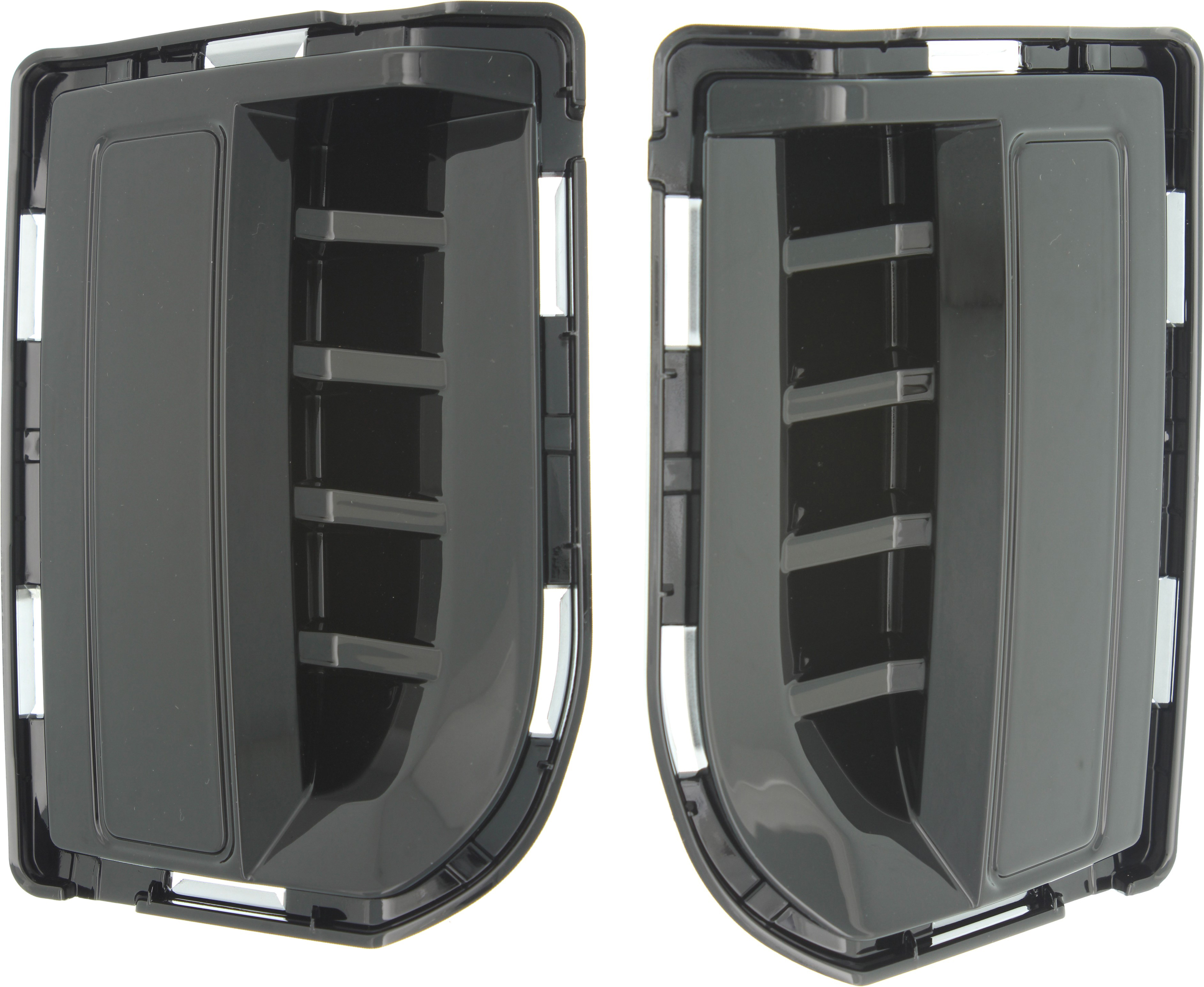 AM TERRAIN 16-17 FRONT FOG LAMP COVER RH AND LH Black SKU SET RG10860005 Partslink GM1039207 GM1038207 OEM 23372630-23372629