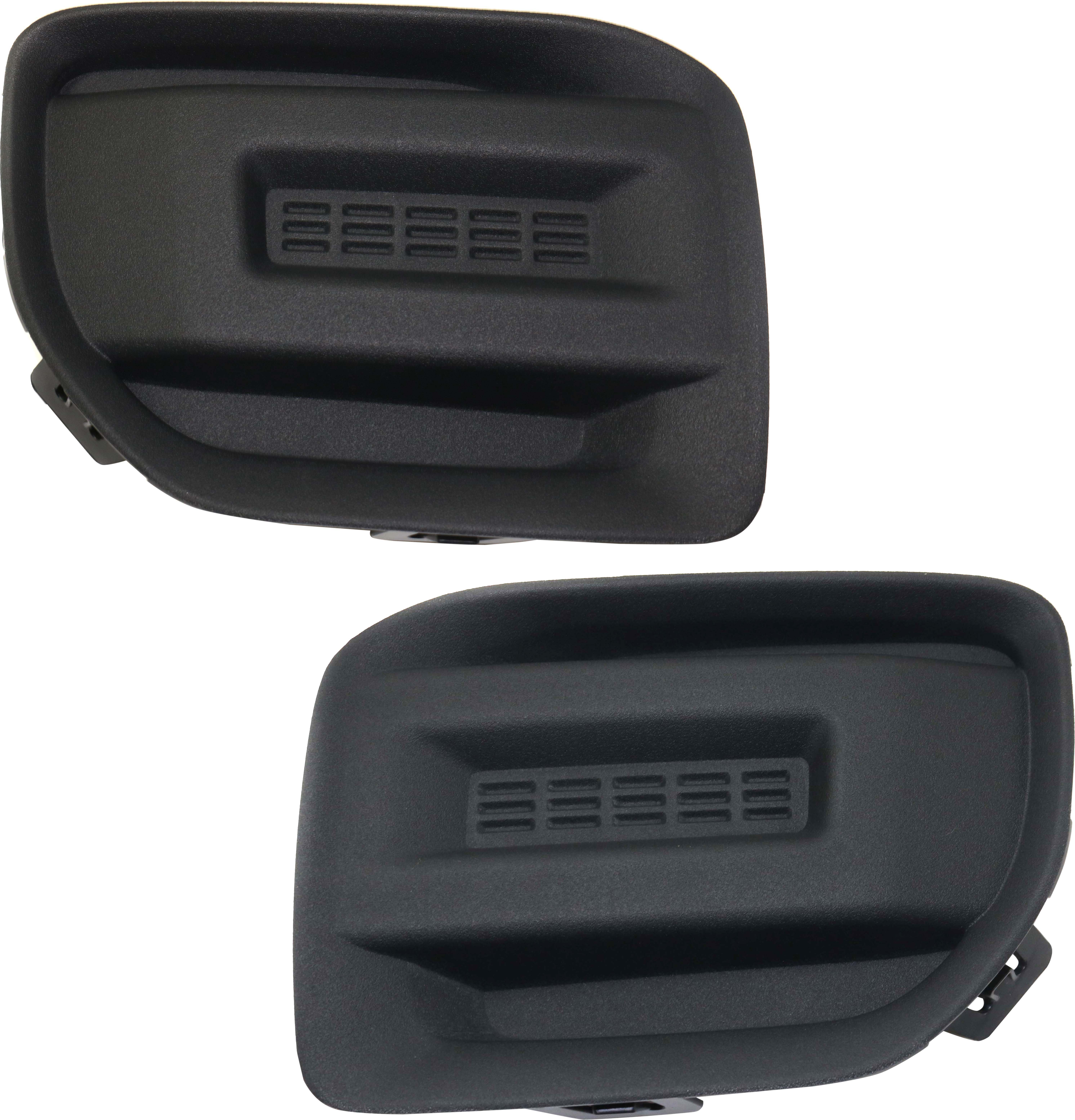 AM CANYON 15-20 FRONT FOG LAMP COVER RH AND LH Textured Black SKU SET RG10860009 Partslink GM1039228 GM1038228 OEM 22891747-22891746