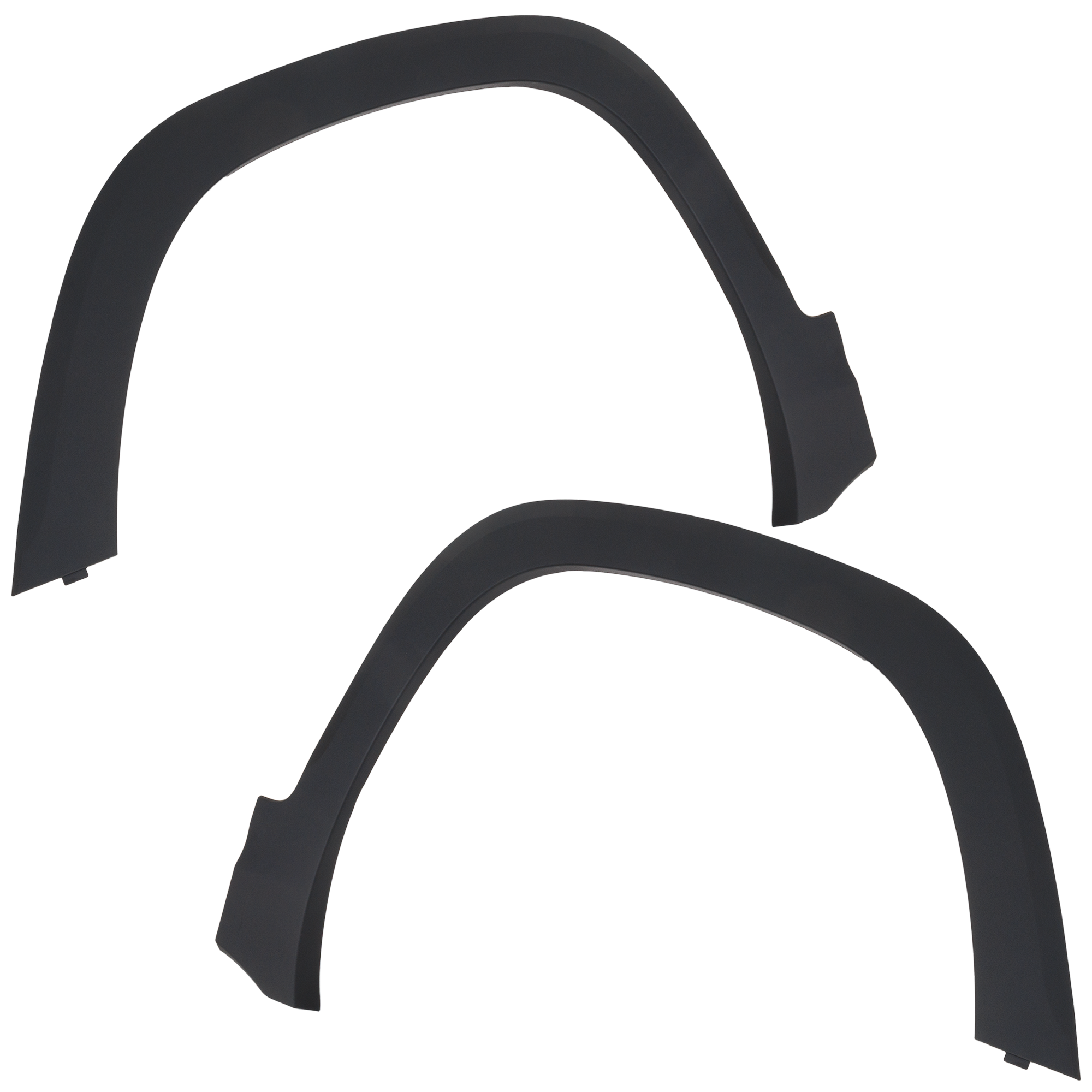 AM TERRAIN 18-23 FRONT WHEEL OPENING MOLDING RH AND LH Textured Black Except Denali Model CAPA SKU SET RG22130011Q Partslink GM1291256C GM1290256C OEM 84579535-84579557