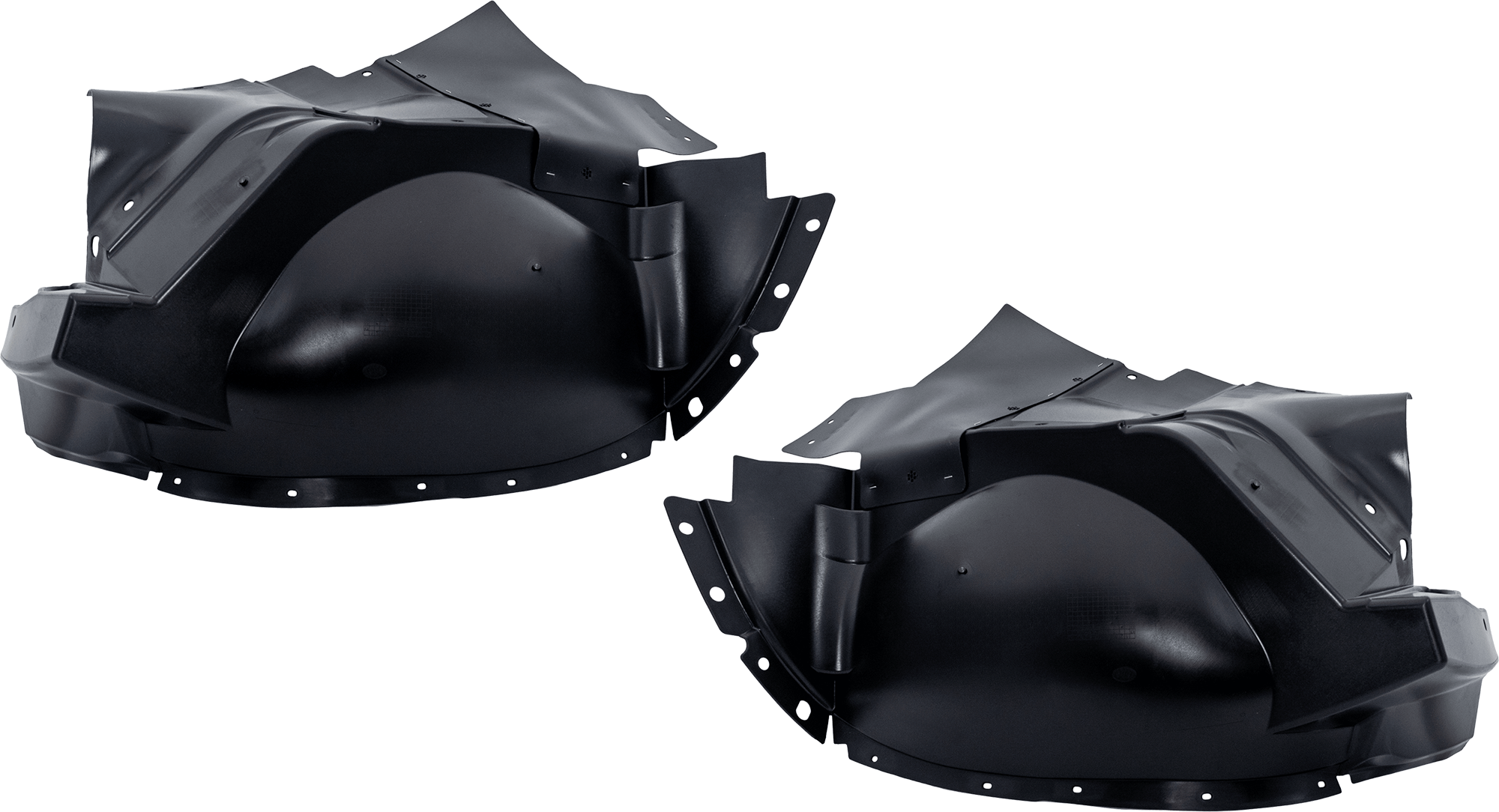 AM ACADIA 07-12 FRONT FENDER LINER RH AND LH Front Section Plastic Injection Form CAPA SKU SET RG22210027Q Partslink GM1248184C GM1249184C OEM 25965593-25965594