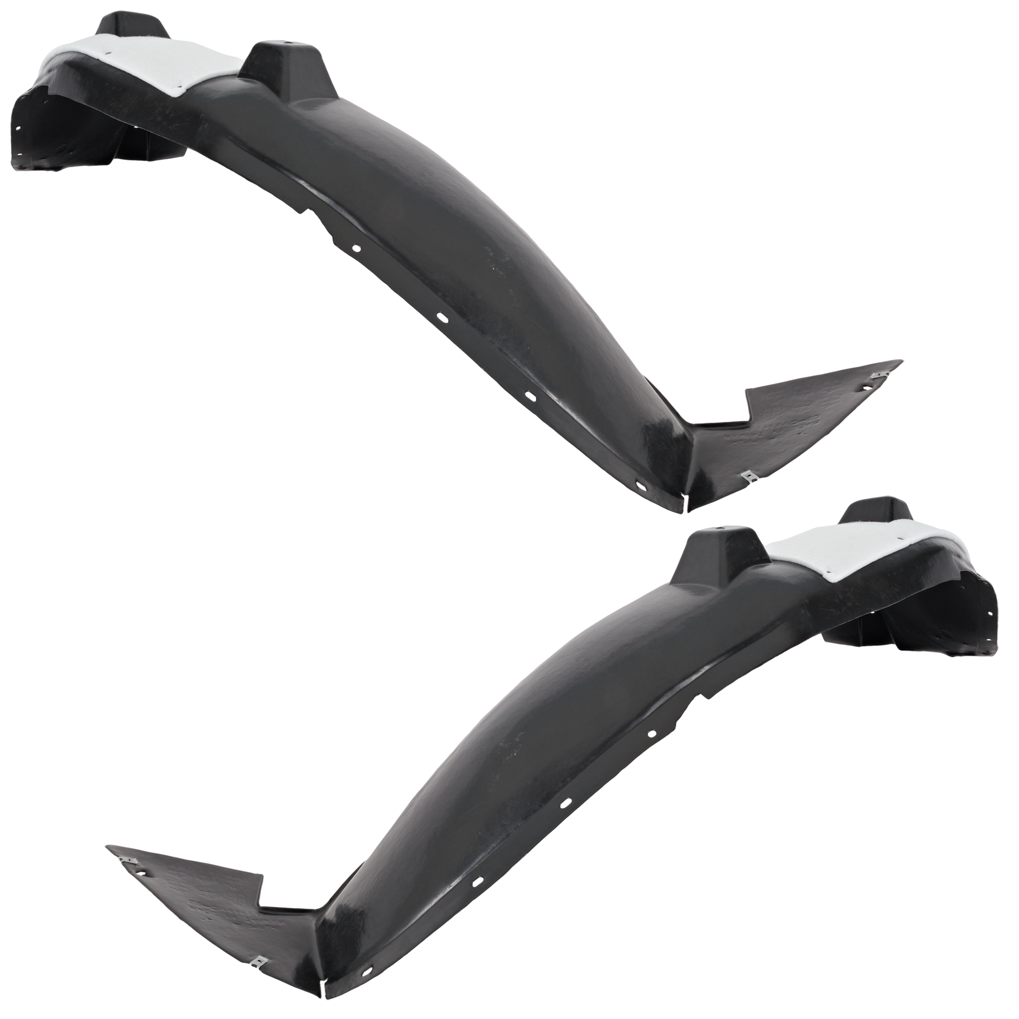 AM TERRAIN 14-17 FRONT FENDER LINER RH AND LH Assembly Plastic Injection Form SKU SET RG22210031 Partslink GM1248244 GM1249244 OEM 23271689-23271690