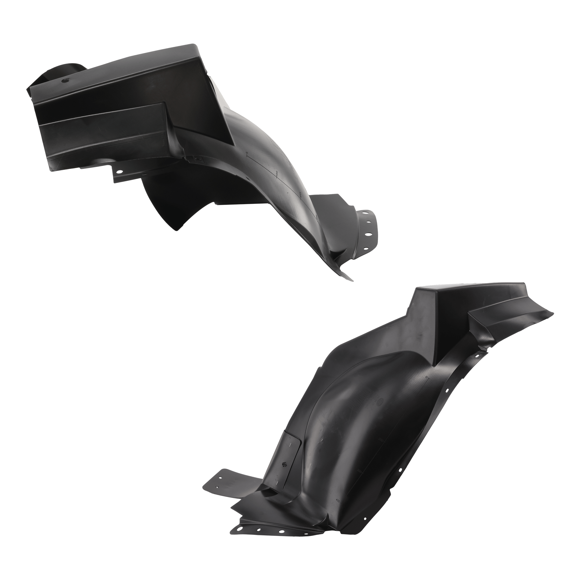 AM ACADIA 13-16 ACADIA LIMITED 17-17 FRONT FENDER LINER RH AND LH Front Section Injection Form CAPA SKU SET RG22210033Q Partslink GM1248242C GM1249242C OEM 22816705-22816706
