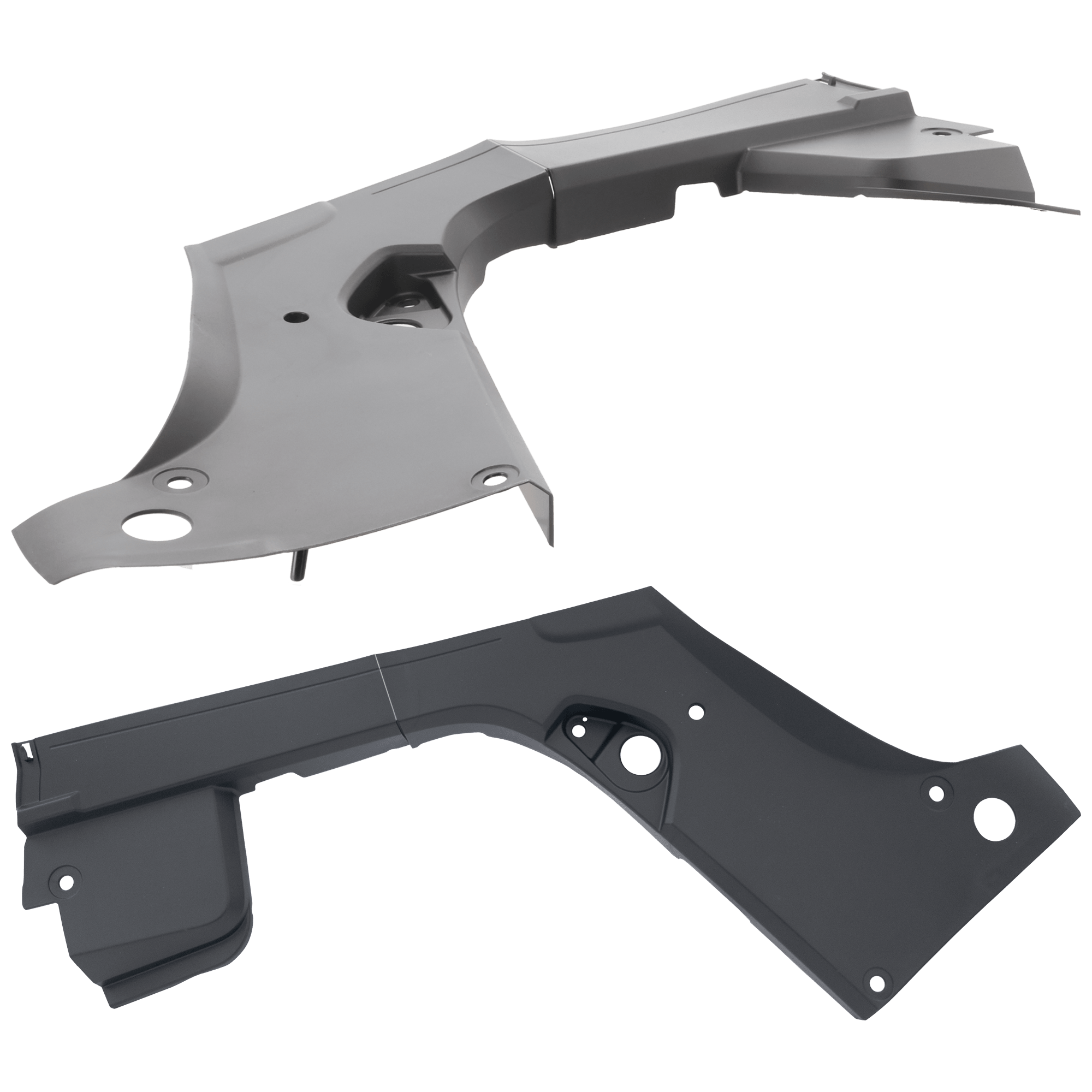 AM TERRAIN 10-17 FRONT FENDER SUPPORT RH AND LH Compartment Cover SKU SET RG22370005 Partslink GM1224160 GM1224161 OEM 20777668-20777669