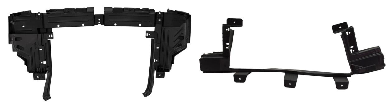 AM ACADIA 17-19 RADIATOR SUPPORT UPPER AND LOWER Plastic 3.6L Eng w o Towing Pkg SKU SET RG25230001