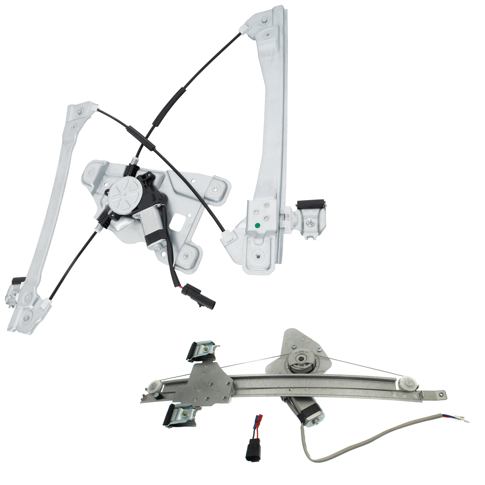 AM EQUINOX TERRAIN 12-17 FRONT AND REAR WINDOW REGULATOR RH Power w Motor SKU SET RG49170003 A Partslink GM1351226 GM1551166 OEM 22803202-22803637
