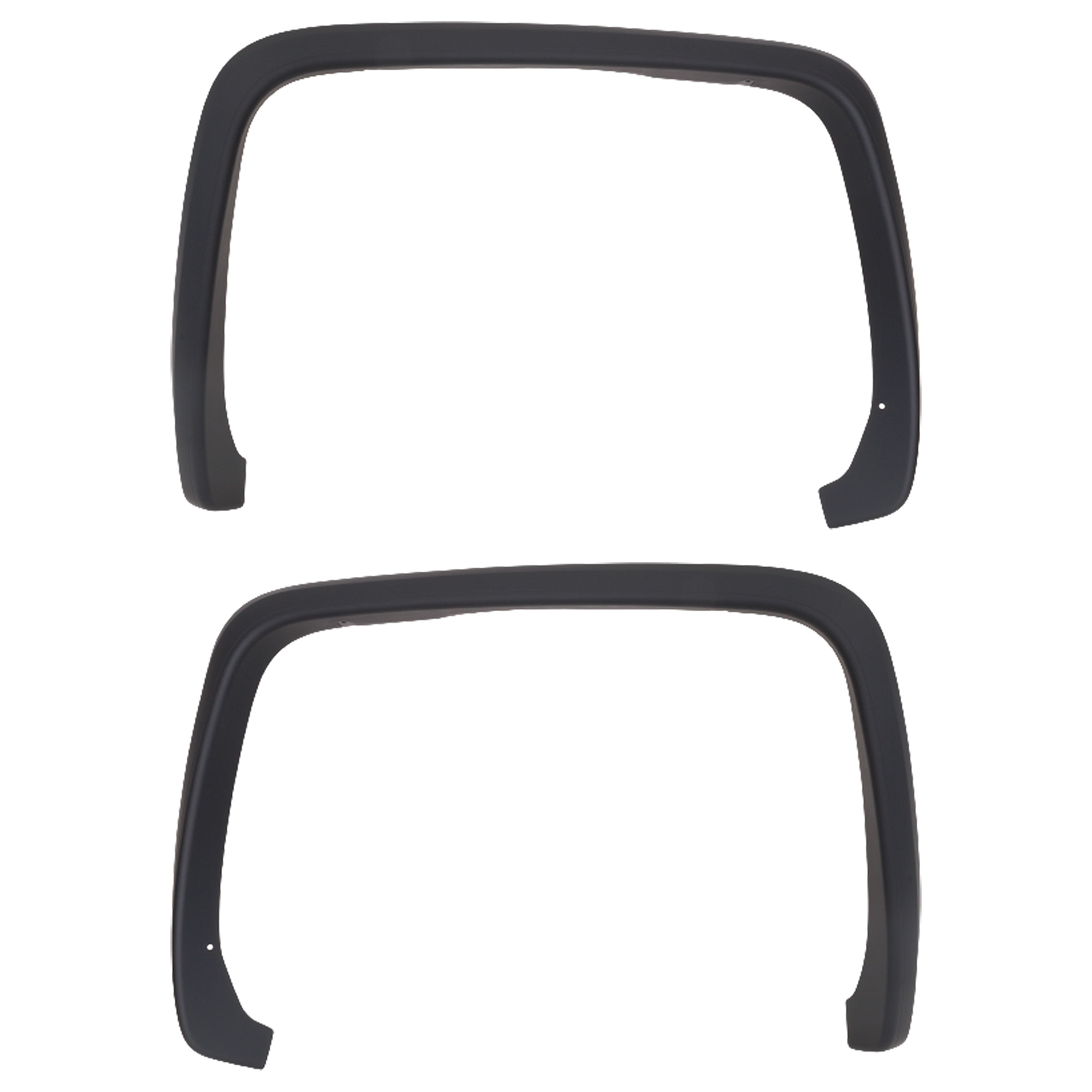 AM SIERRA 1500-14-18-2500 HD 3500 HD 15-19 REAR WHEEL OPENING MOLDING RH AND LH Textured Back Includes 19-1500 Limited SKU SET RG55390006 Partslink GM1790120 GM1791120 OEM 22775552-22775553