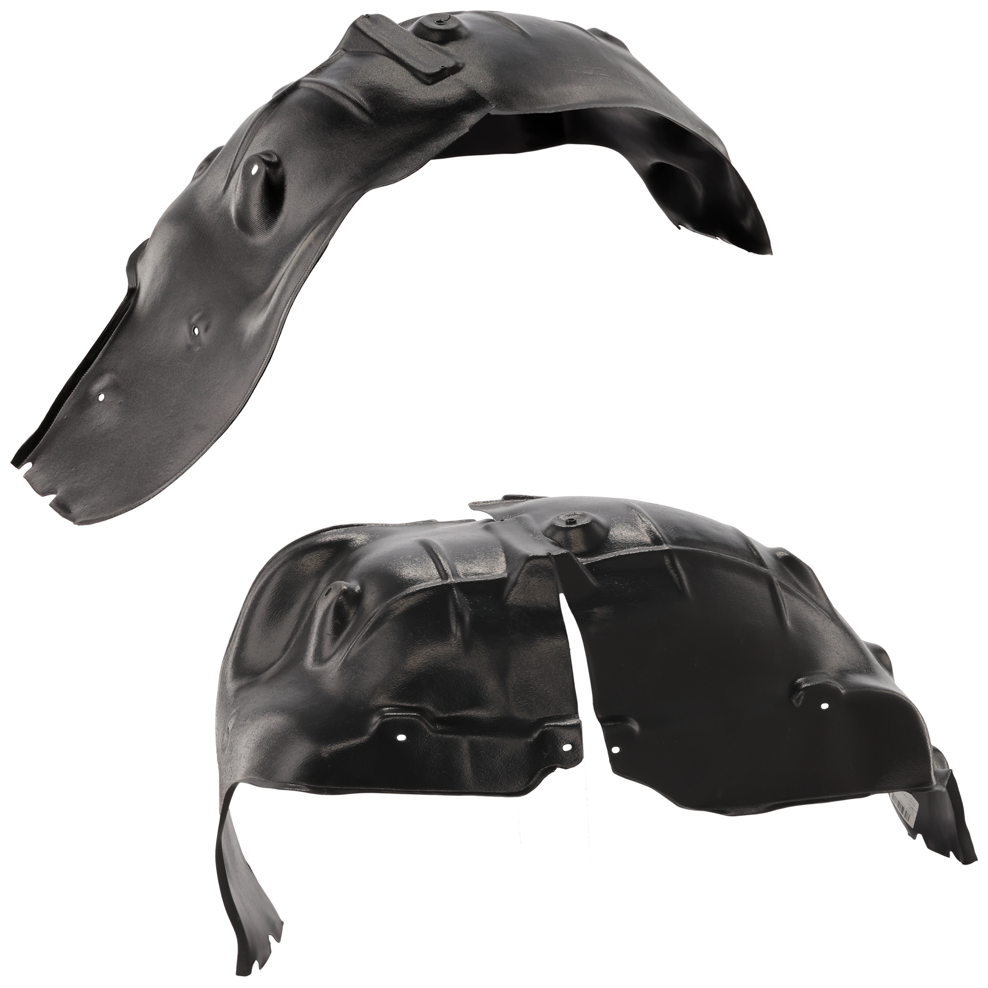 AM SIERRA 1500-19-23 REAR FENDER LINER RH AND LH Wheelhouse Liner Polyethylene Vacuum Form SKU SET RG55430003 Partslink GM1762114 GM1763114 OEM 84507682-84507683
