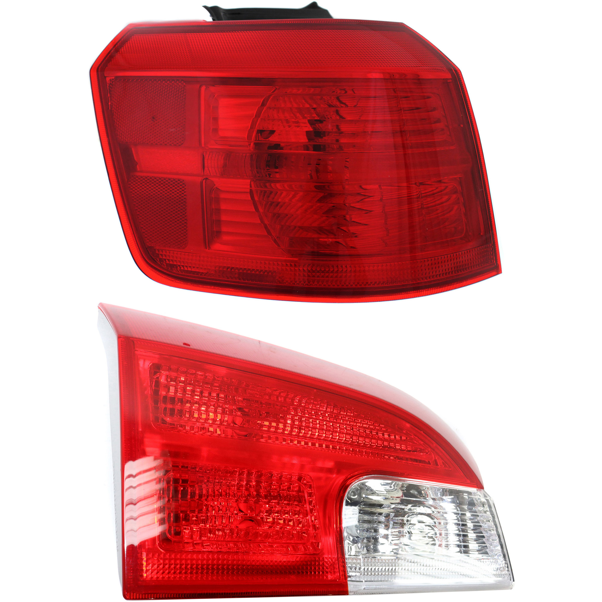 AM TERRAIN 10-17 TAIL LAMP LH Inner and Outer Assembly Red Lens SKU SET RG73010004 Partslink GM2802105 GM2804105 OEM 20845443-23389933