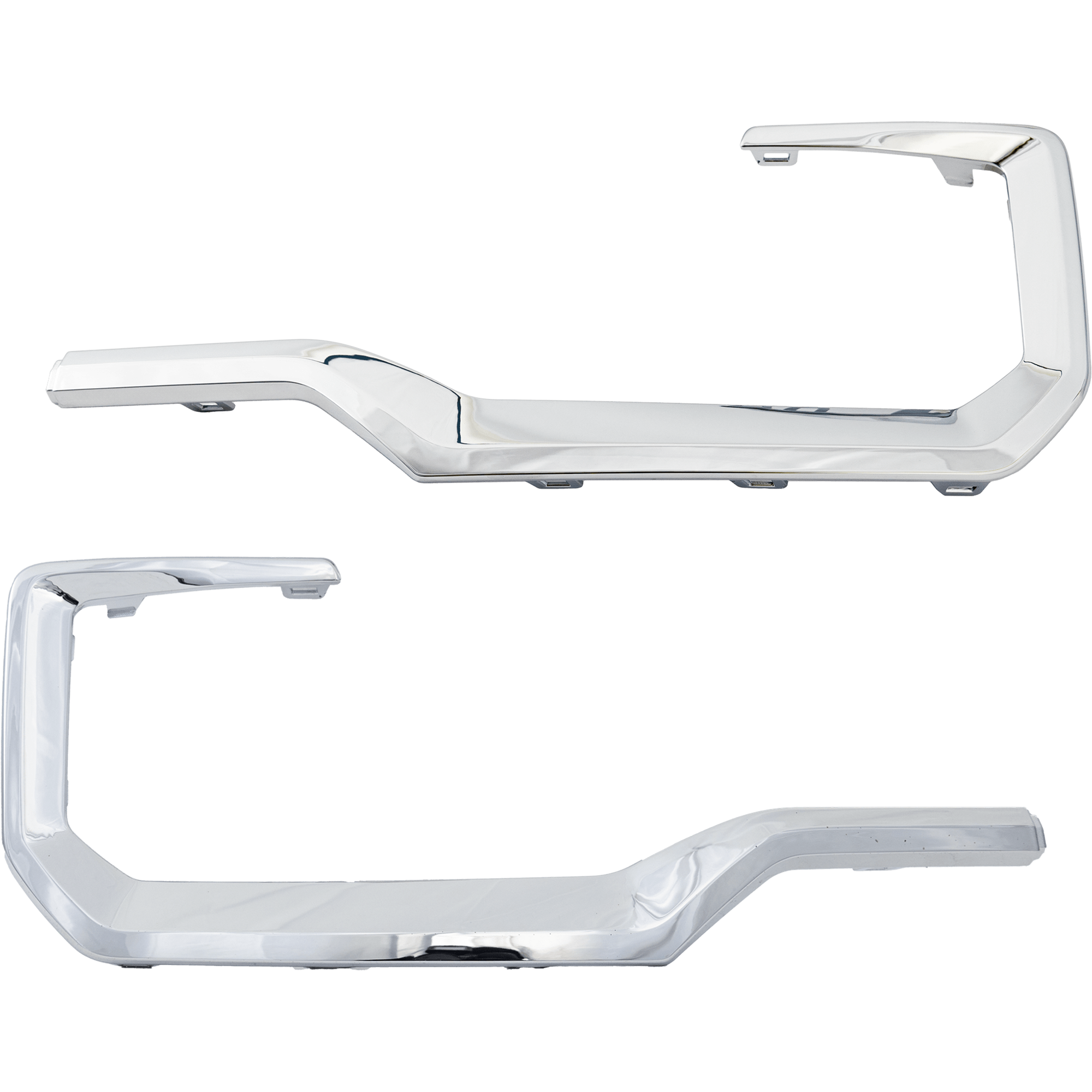 AM TERRAIN 16-17 REAR BUMPER MOLDING RH AND LH Chrome Exc. Denali Models SKU SET RG76350019 Partslink GM1146109 GM1147109 OEM 23478000-23478001