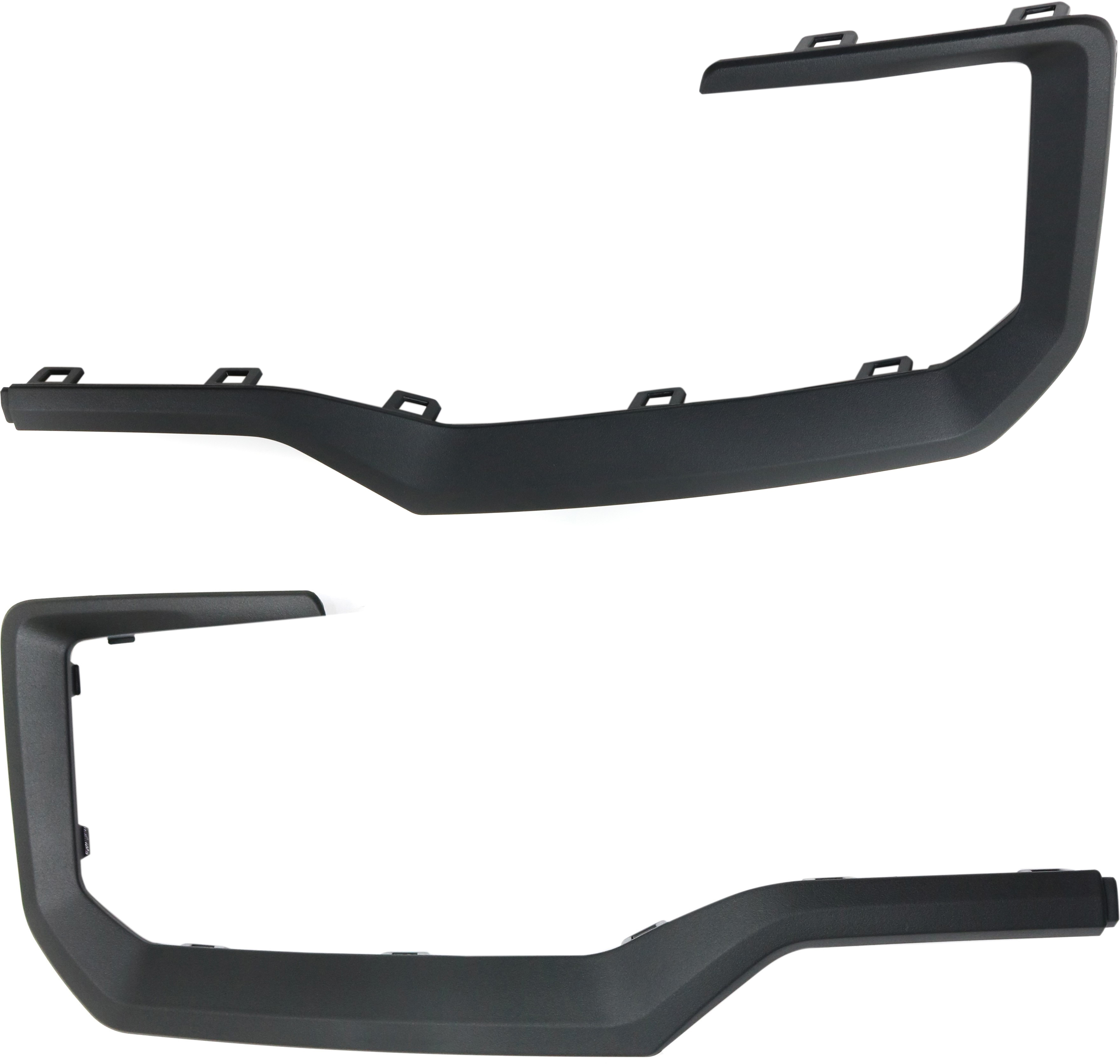 AM TERRAIN 16-17 REAR BUMPER MOLDING RH and LH Textured Black Exc. Denali Model SKU SET RG76370001 Partslink GM1146111 GM1147111 OEM 23477994-23477995
