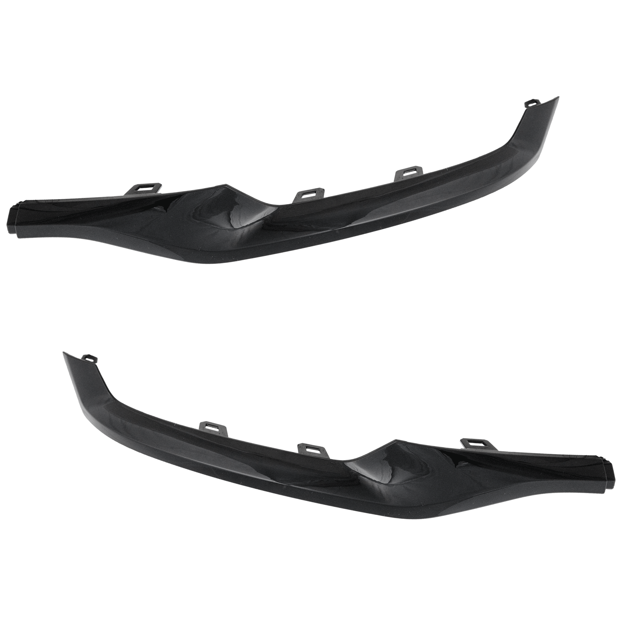 AM TERRAIN 19-21 REAR BUMPER MOLDING RH AND LH Black Single Exhuast Exc. Denali Models SKU SET RG76370009 Partslink GM1147114 GM1146114 OEM 8-420-048-484-200-480