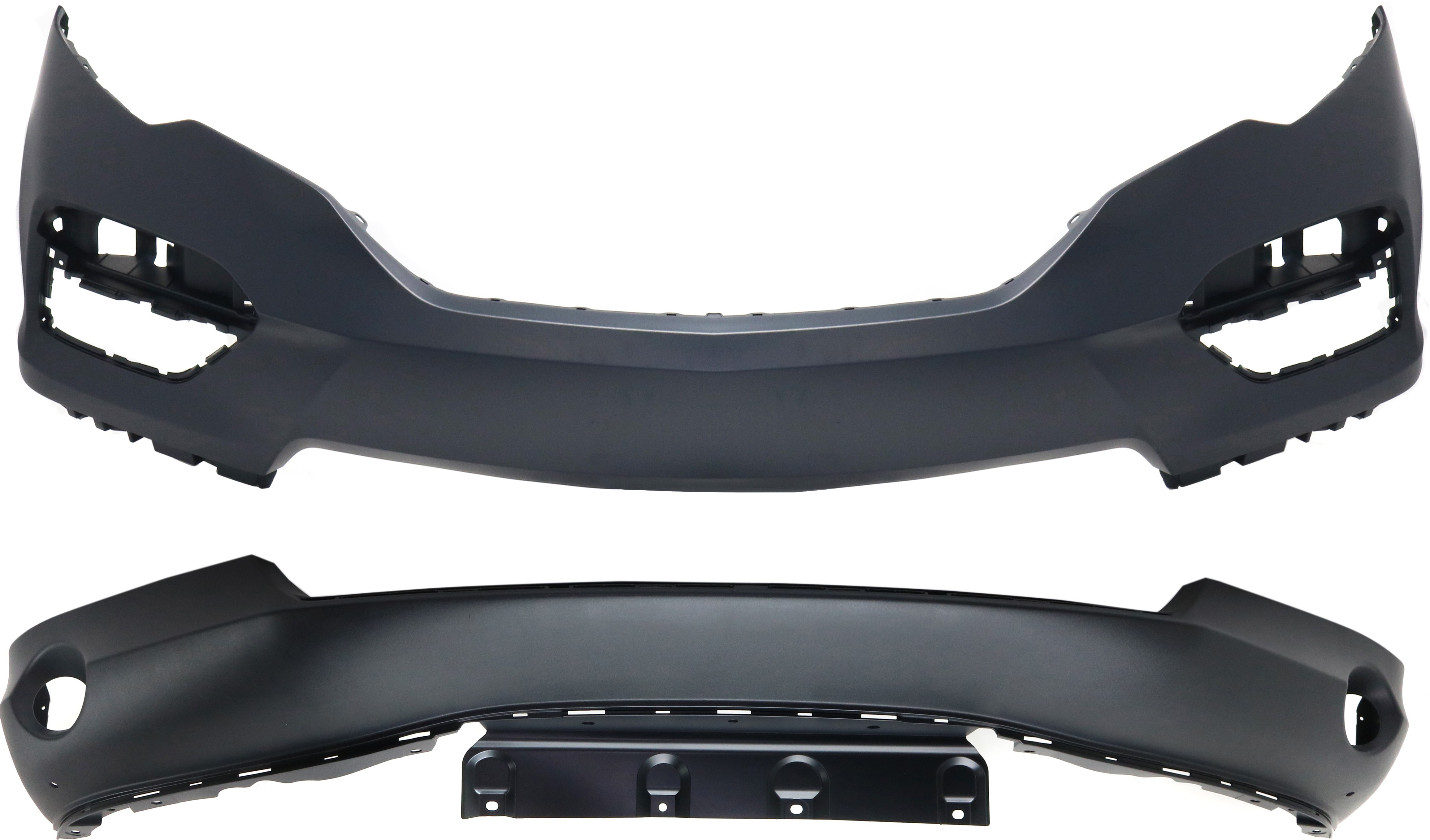 AM PILOT 16-18 BUMPER COVER Front Upper and Lower Elite Touring Models SKU SET RH010300007-2 Partslink HO1000300 HO1015114 OEM 04711TG7A90ZZ 71110TG7A10