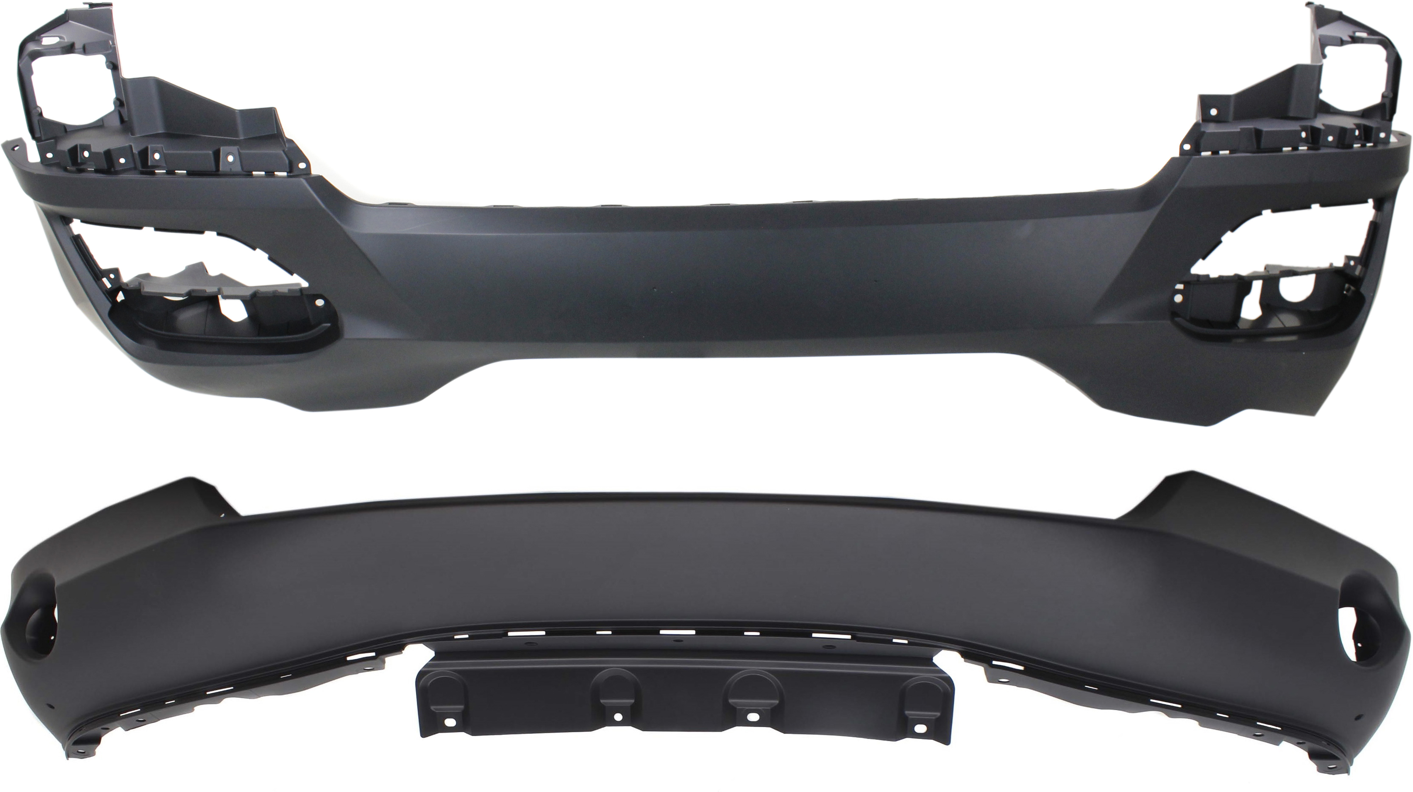 AM PILOT 16-18 BUMPER COVER Front Upper and Lower EX EX L LX Models CAPA SKU SET RH01030006Q 2 Partslink HO1000300C HO1015113C OEM 04711TG7A90ZZ 71110TG7A00