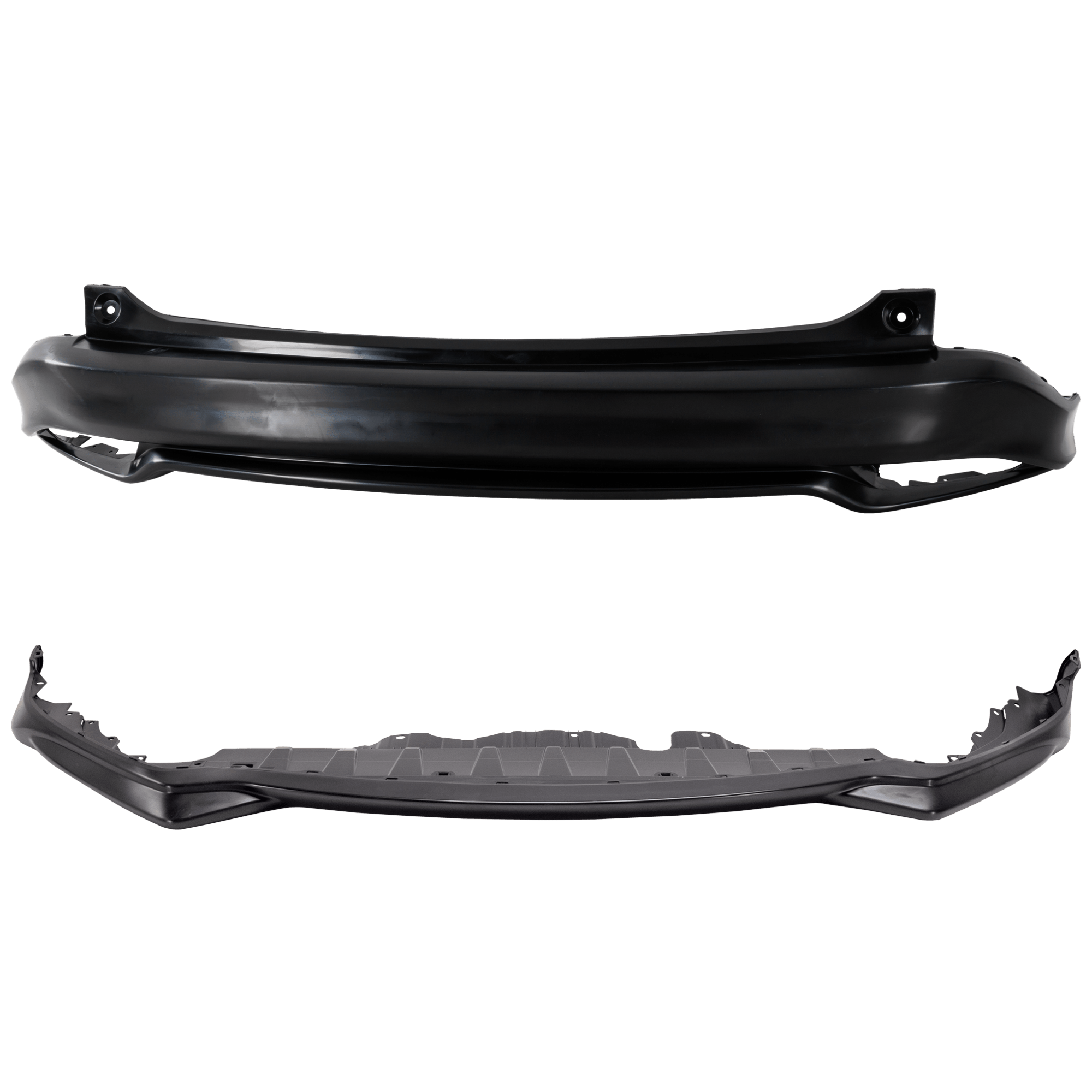 AM HR V 19-20 FRONT AND REAR BUMPER COVER Textured w Lower Fascia CAPA SKU SET RH01030058Q A Partslink HO1015120C HO1100320C OEM 04712T7WA50-04715T7WA60ZZ 0471