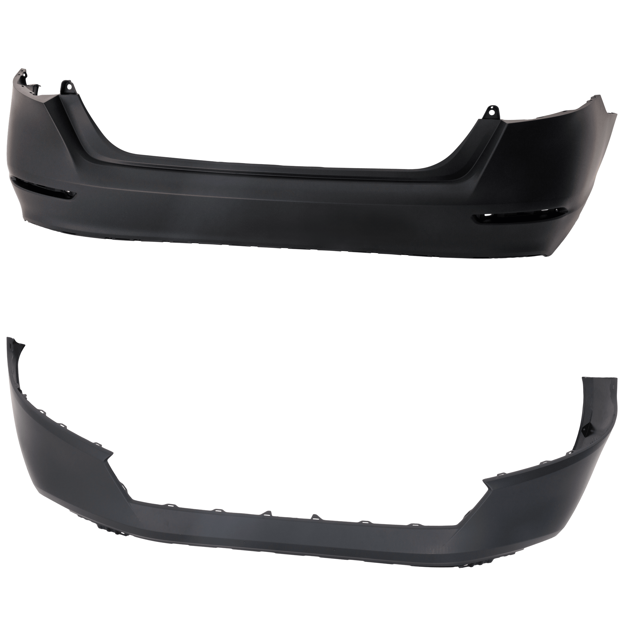 AM ACCORD 23-23 FRONT AND REAR BUMPER COVER Primed SKU SET RH01030125P Partslink HO1000332 HO1114109 OEM 0471130AA00ZZ 0471530AA00ZZ
