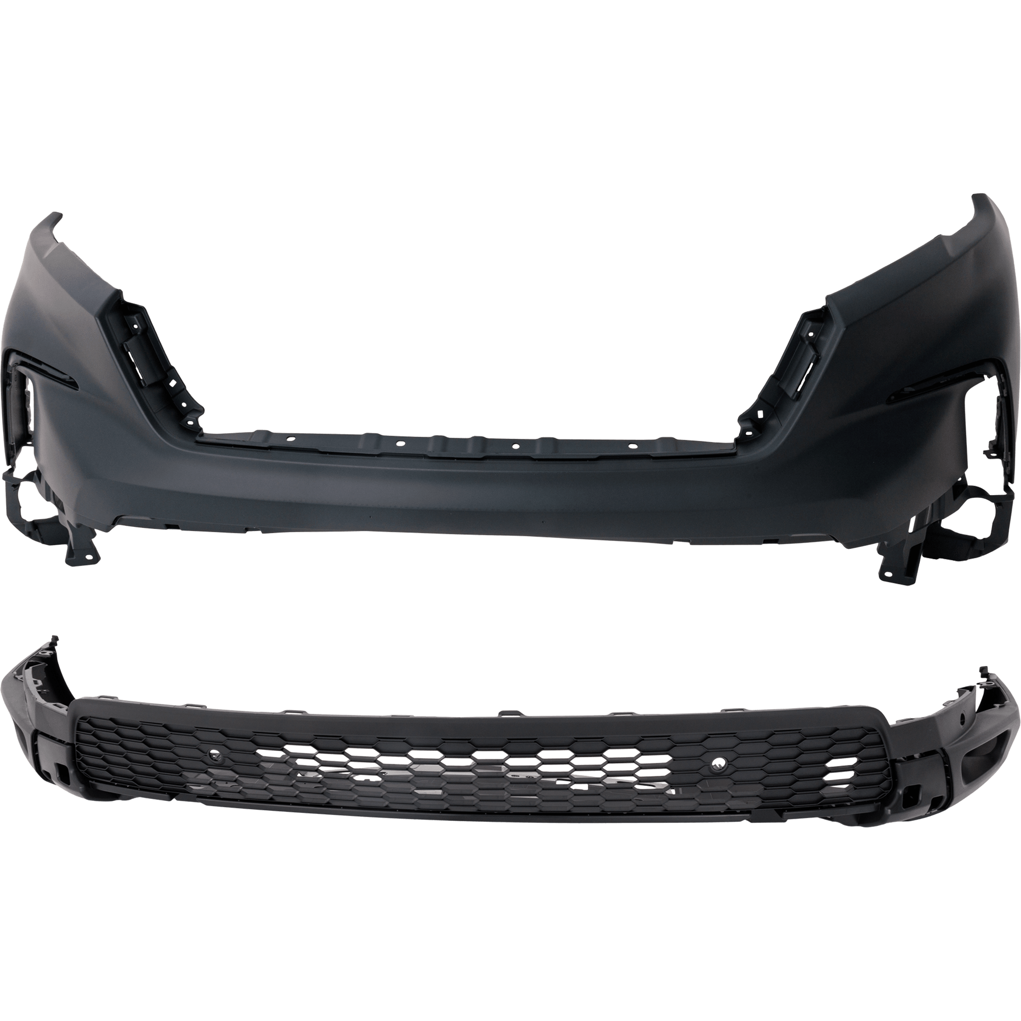 AM PILOT 23-25 FRONT BUMPER COVER Upper and Lower Upper Primed Lower Textured w o mounting bracket s SKU SET RH01030134P
