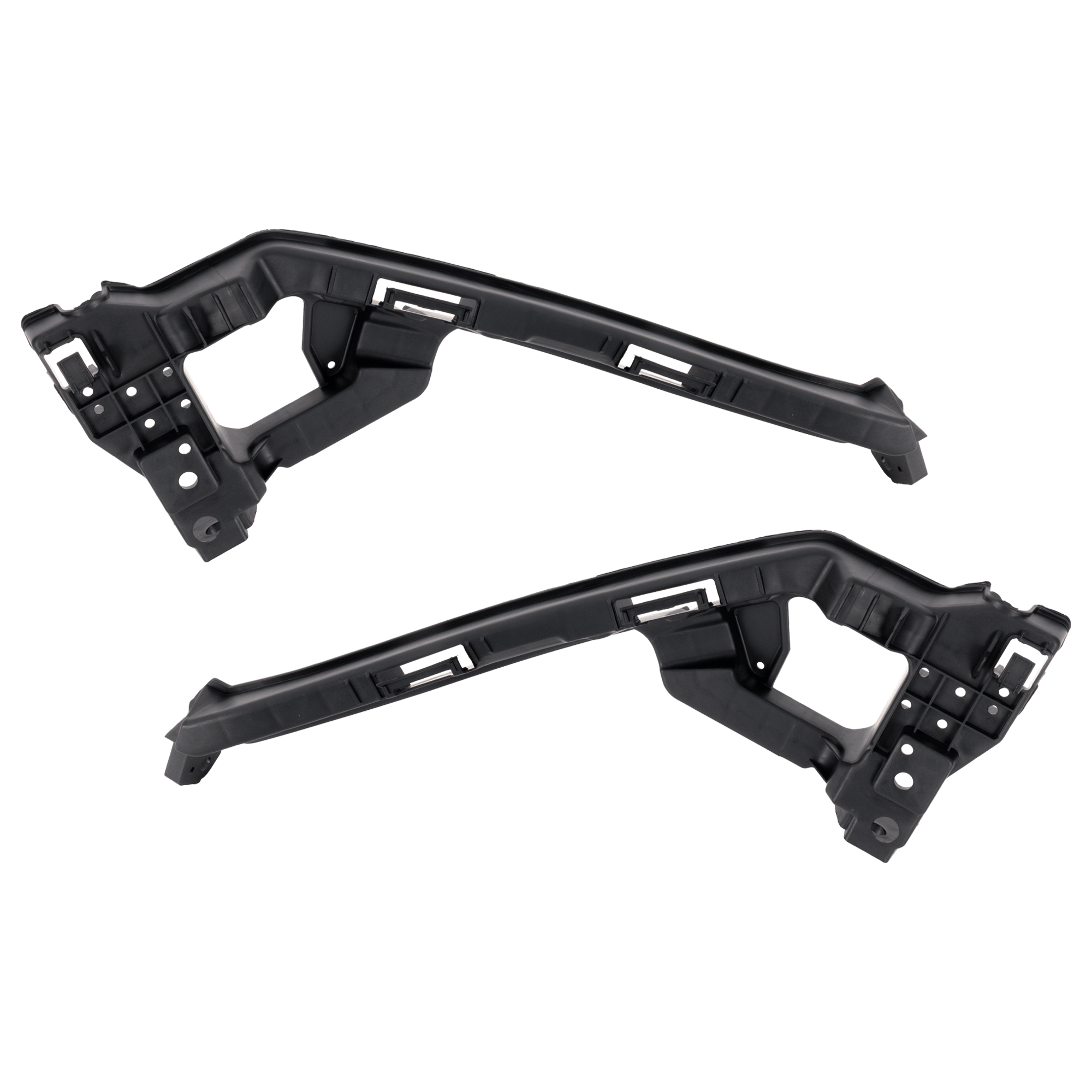AM HR V 19-22 FRONT BUMPER COVER SUPPORT RH AND LH Side Cover Beam Black SKU SET RH01040001 Partslink HO1042139 HO1043139 OEM 71140T7AJ00-71190T7AJ00