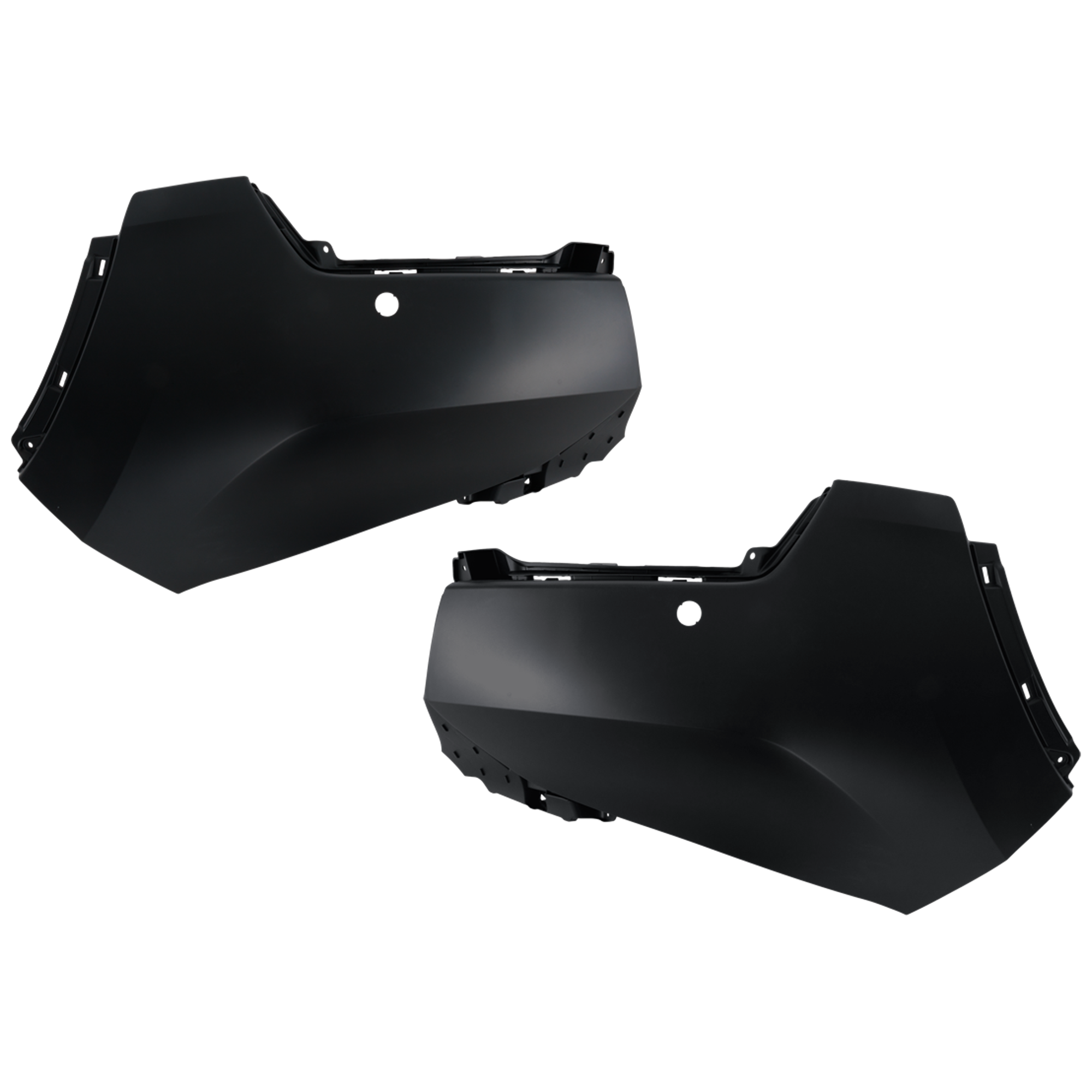 AM PASSPORT 19-21 FRONT BUMPER END RH AND LH Primed Side Cover w Active Park Assist Snsr Holes Elite Touring Models CAPA SKU SET RH01110003Q Partslink HO1016101C HO1017101C OEM 04711TGSA10ZZ 04716TGSA10ZZ