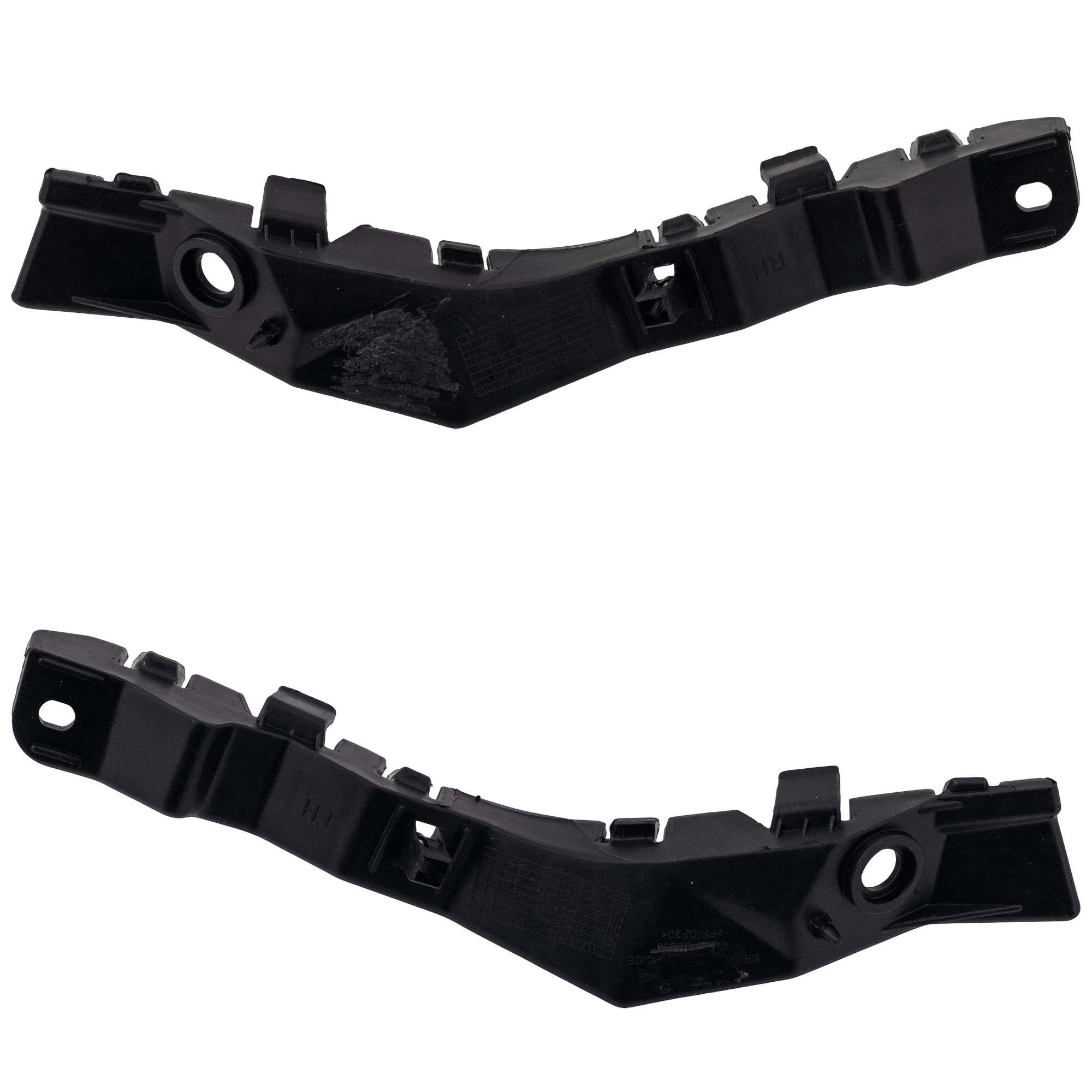 AM GENESIS COUPE 10-12 FRONT BUMPER REINFORCEMENT BRACKET RH AND LH Plastic SKU SET RH01260003 Partslink HY1062103 HY1063103 OEM 865132M000-865142M000