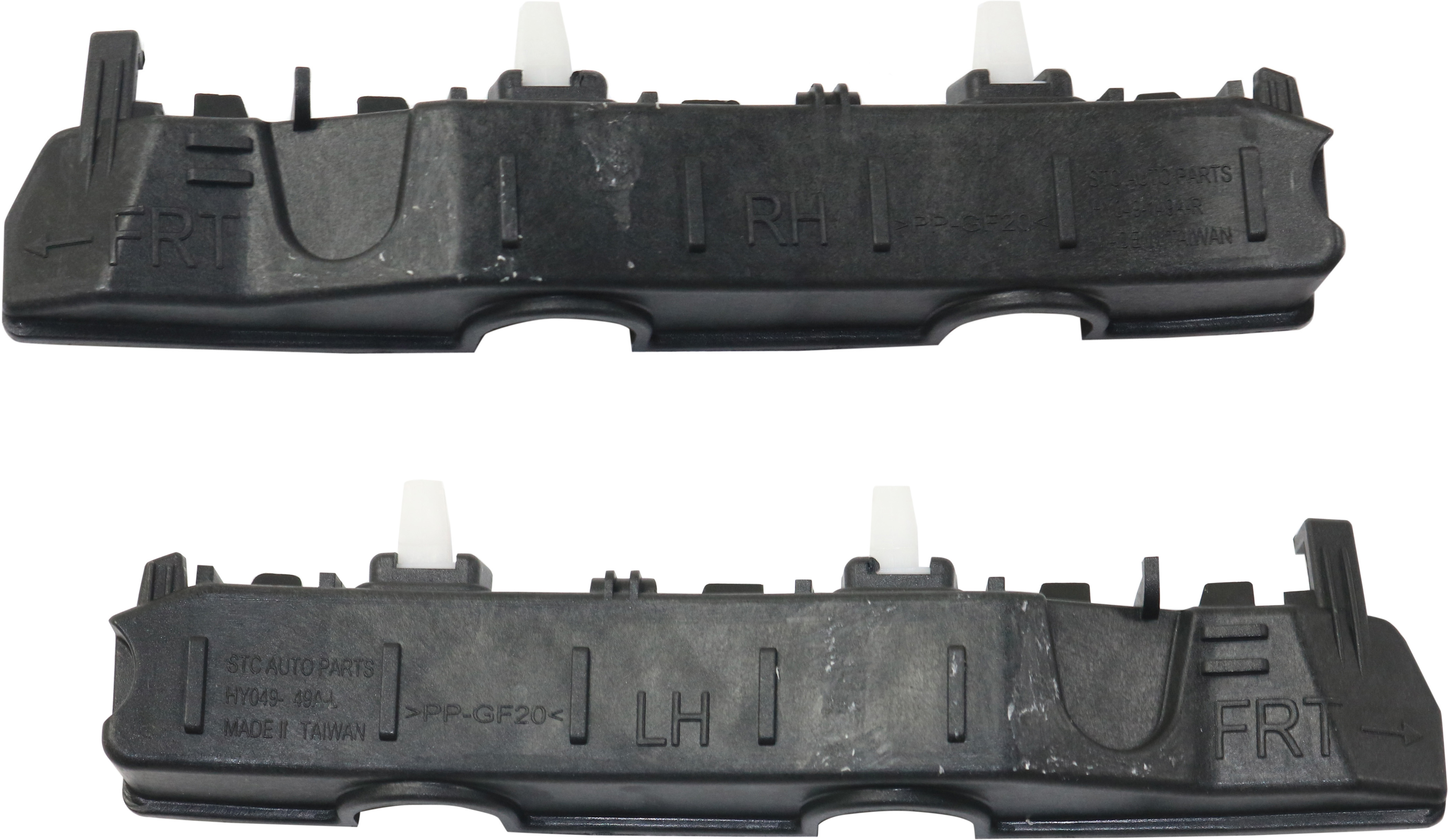 AM ACCENT 18-22 FRONT BUMPER BRACKET RH AND LH Upper Side Bracket Sedan SKU SET RH01310025 Partslink HY1042130 HY1043130 OEM 86513J0000-86514J0000