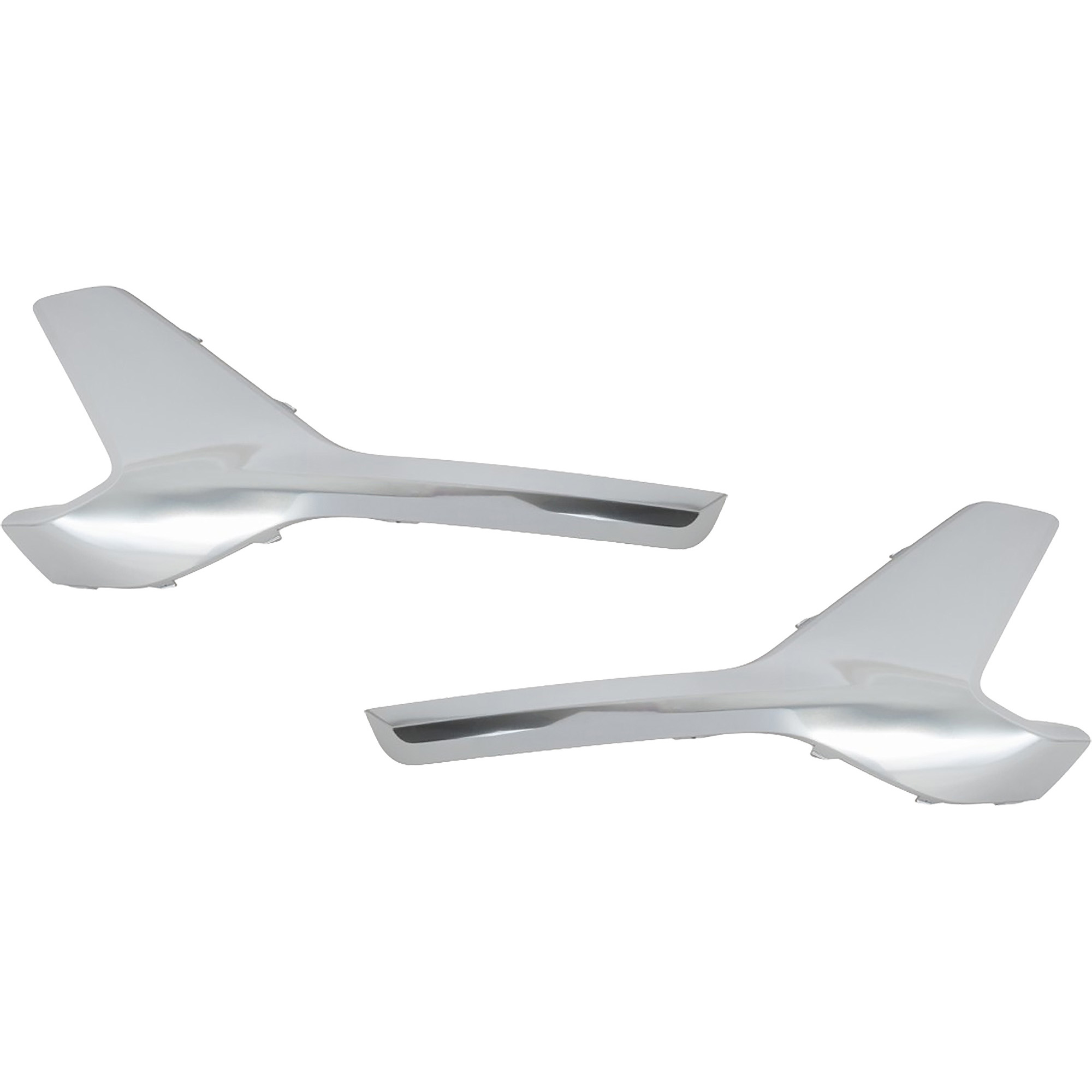 AM SANTA FE 21-22 FRONT BUMPER MOLDING RH AND LH Chrome SEL Calligraphy Limited Preferred Ultimate Models SKU SET RH01590031 Partslink HY1047122 HY1046122 OEM 86579S2600-86578S2600