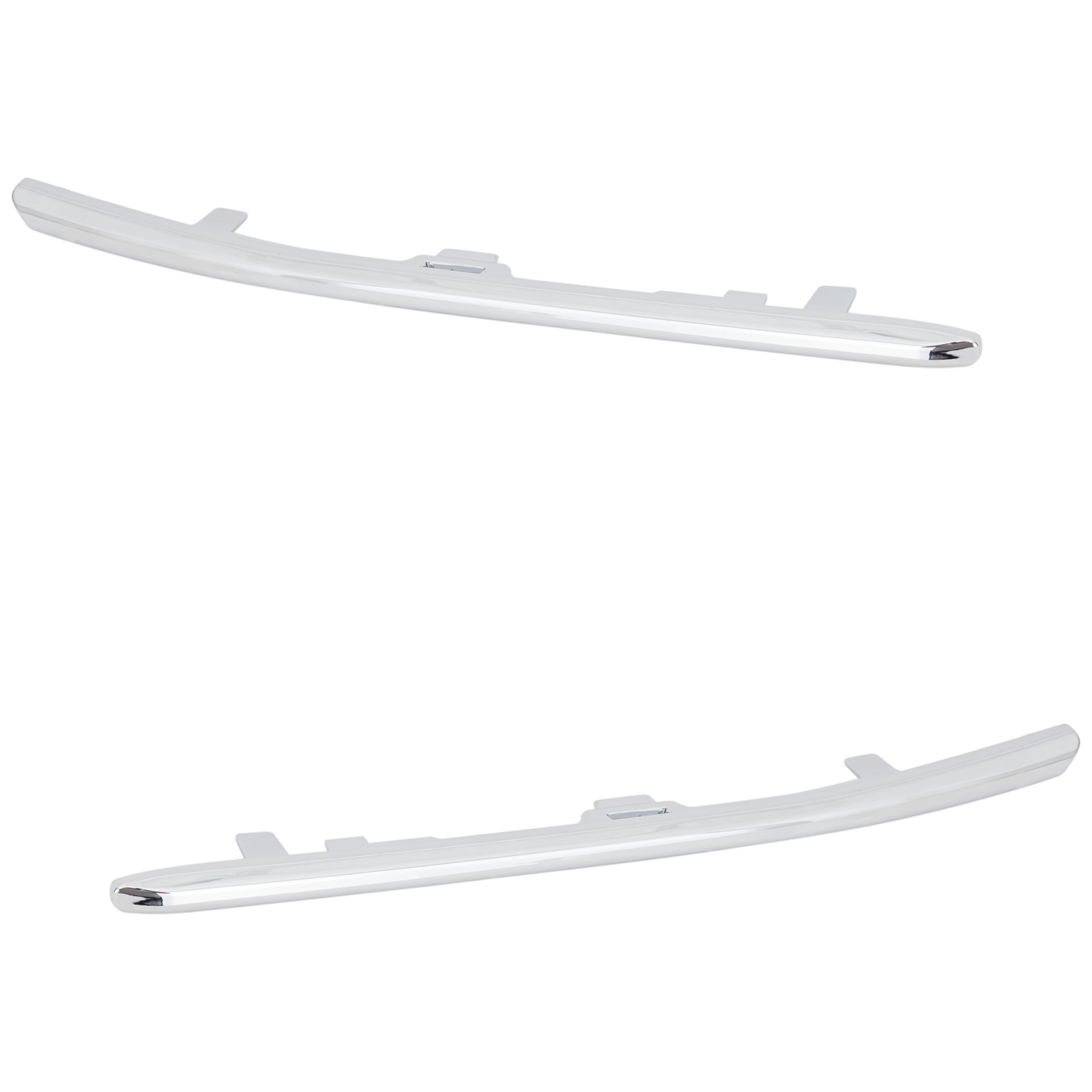 AM ACCORD 21-22 FRONT BUMPER MOLDING RH AND LH Lower No.3 Chrome EX L LX Touring Hybrid Models CAPA SKU SET RH01590041Q Partslink HO1215108C HO1214108C OEM 71113TVAF00-71118TVAF00