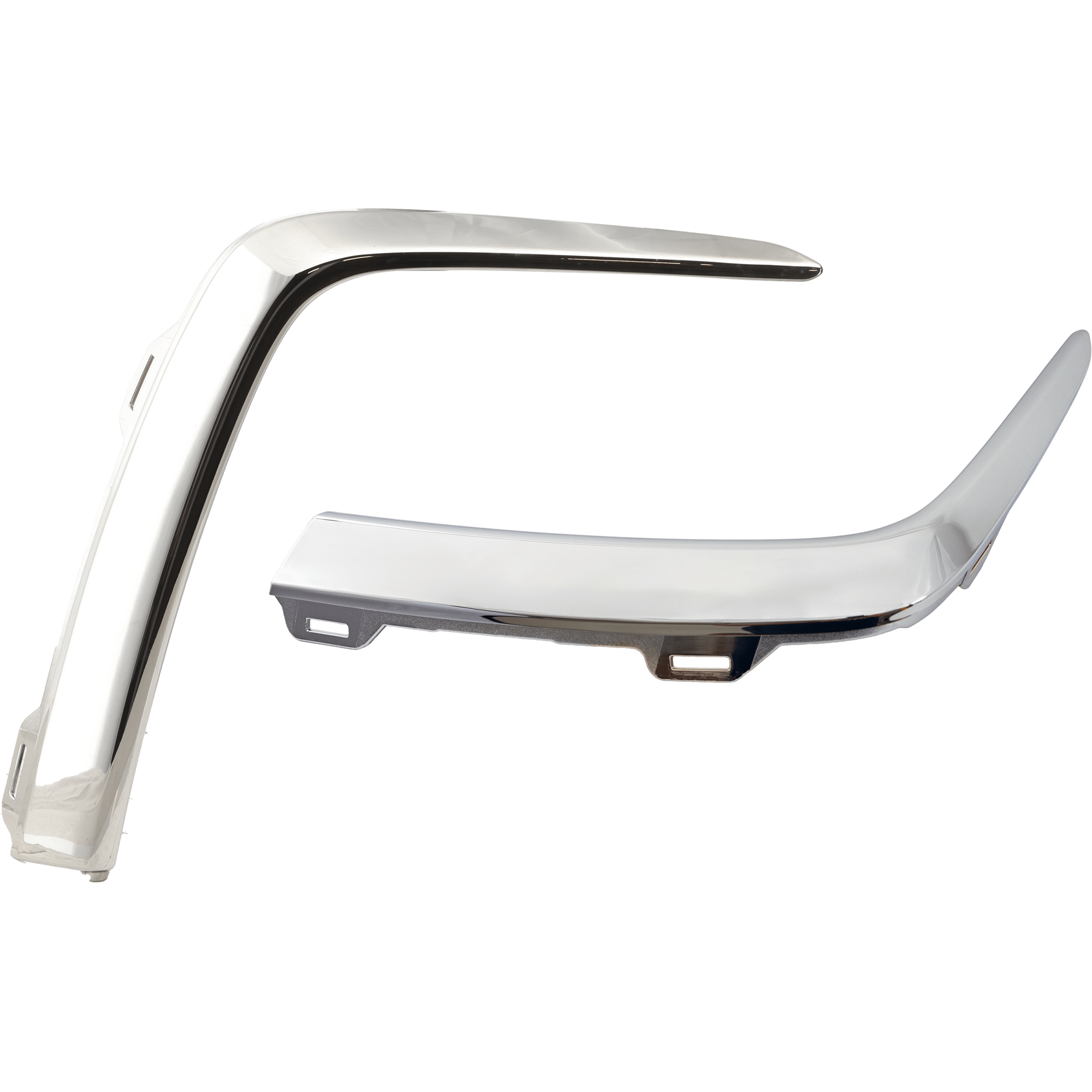 AM PILOT 23-23 FRONT BUMPER MOLDING RH AND LH Side Garnish Chrome Silver Elite EX L Touring Models SKU SET RH01590055 Partslink HO1046115 HO1047115 OEM 71102T90A00-71107T90A00