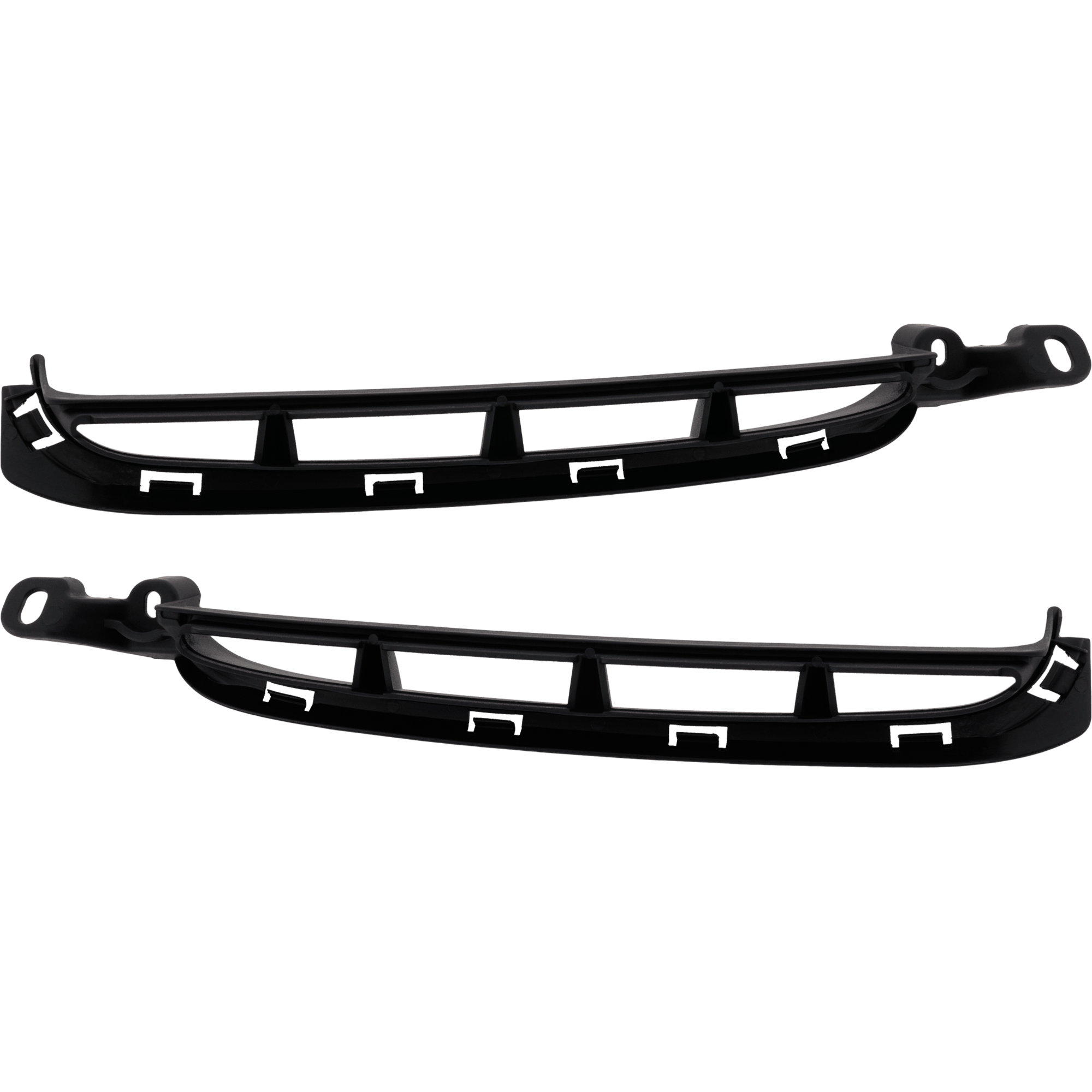 AM SANTA FE 19-20 FRONT BUMPER MOLDING RH AND LH Air Duct Molding Black SKU SET RH01590059 Partslink HY1038144 HY1039144 OEM 86595S2000-86596S2000