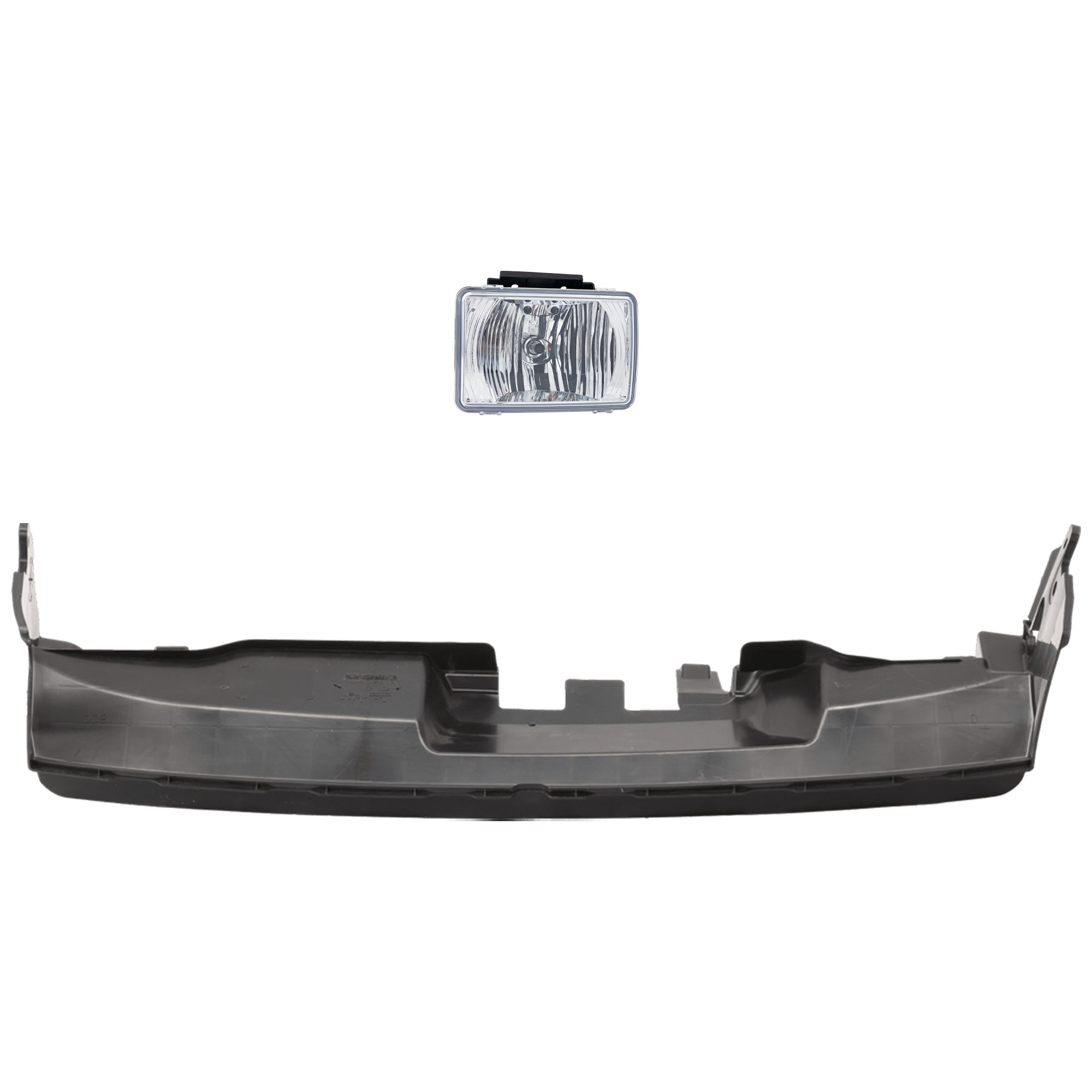 AM IONIQ 5-22-22 FRONT BUMPER MOLDING RH AND LH Garnish Textured Black w o Illumination Bar CAPA SKU SET RH01590073Q Partslink HY1212106C HY1213106C OEM 863A7GI000-863A8GI000