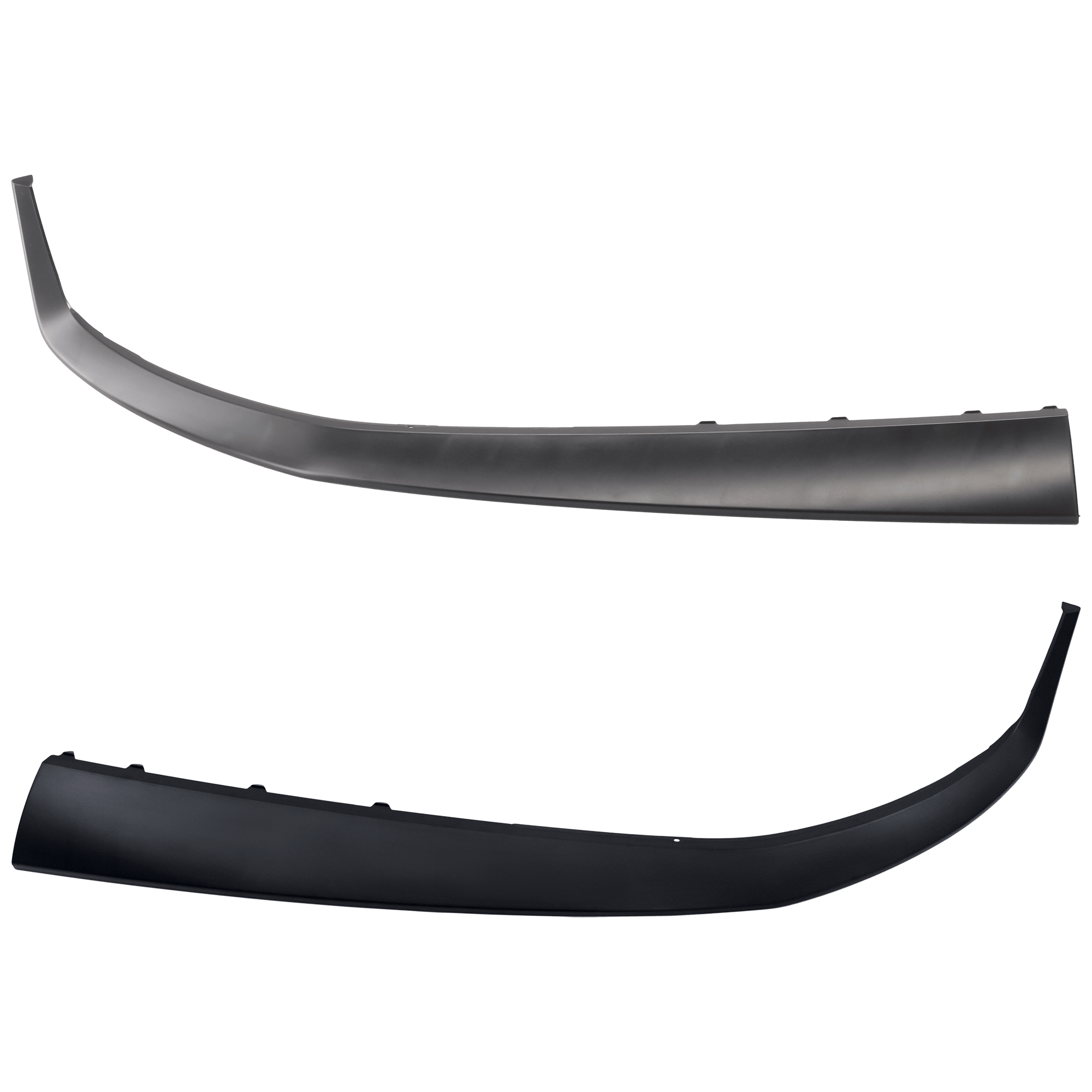 AM IONIQ 5-22-22 FRONT BUMPER MOLDING RH AND LH Garnish Textured Black w o Illumination Bar SKU SET RH01590073 Partslink HY1212106 HY1213106 OEM 863A7GI000-863A8GI000