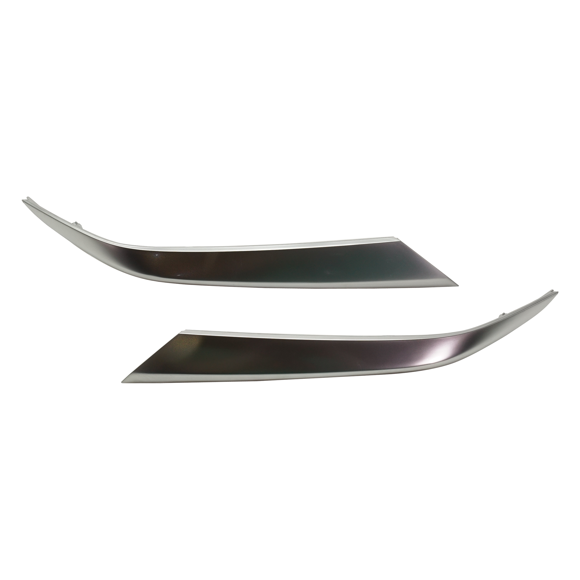 AM SANTA FE 19-20 FRONT BUMPER MOLDING RH AND LH Side Garnish Chrome SKU SET RH01610011 Partslink HY1047114 HY1046114 OEM 86376S2010-86375S2010