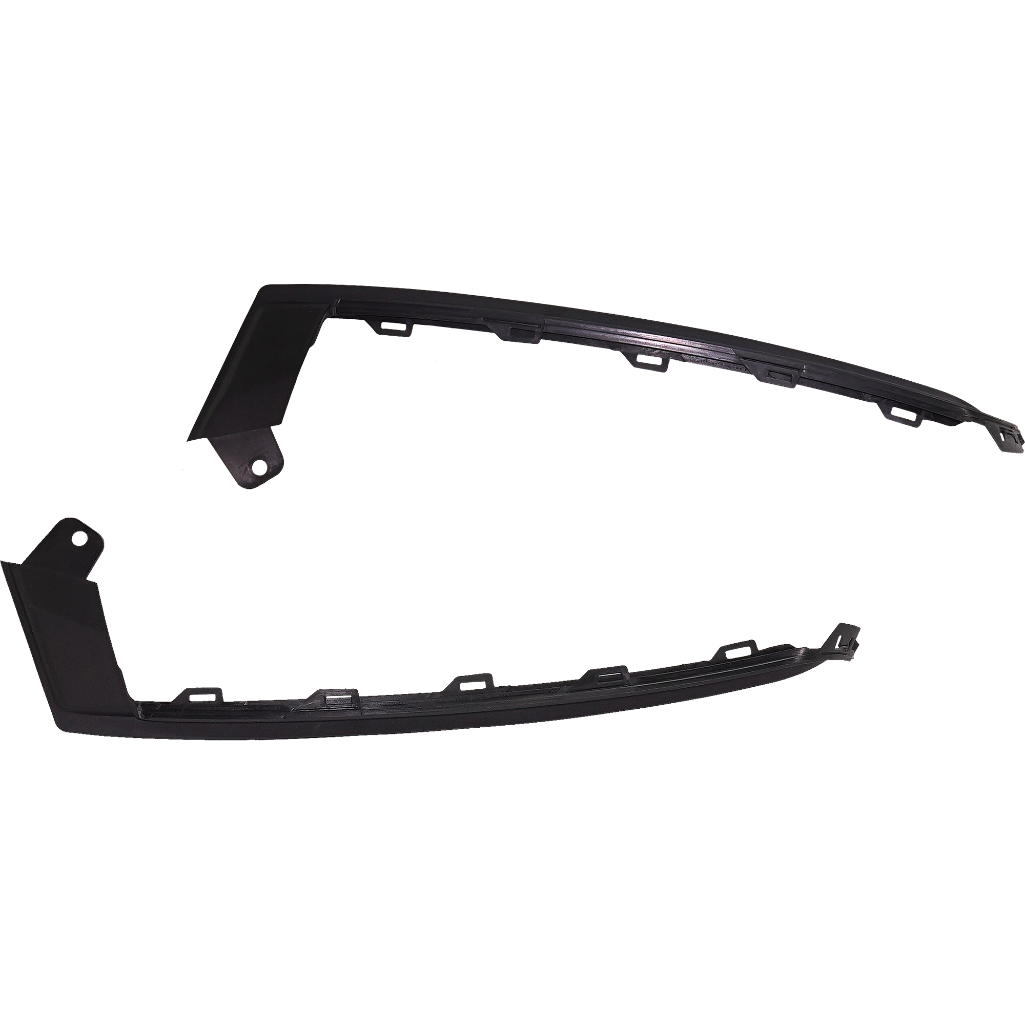 AM ACCORD 18-20 FRONT BUMPER MOLDING RH AND LH LX Hybrid Models w o Fog Light Hole SKU SET RH01610015 Partslink HO1046107 HO1047107 OEM 71104TVAA00-71109TVAA00
