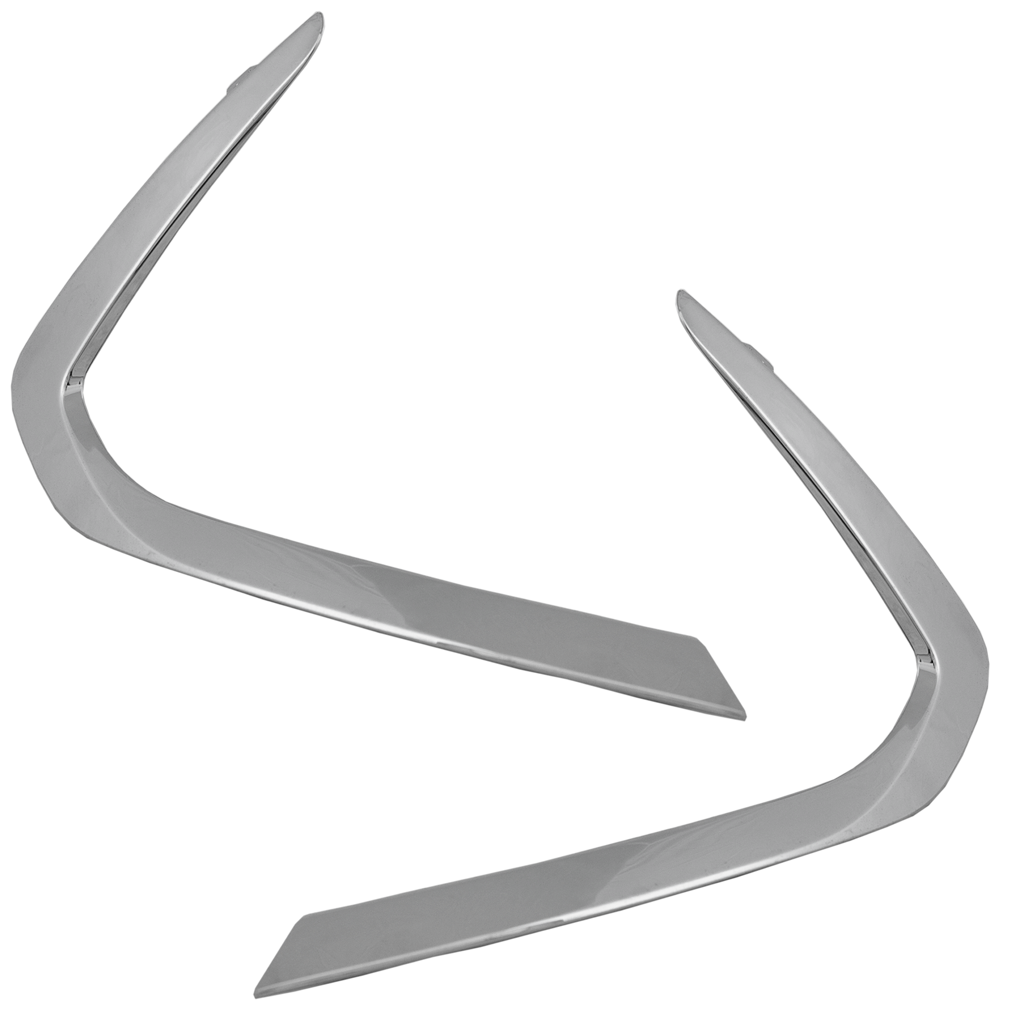 AM SONATA 20-22 FRONT BUMPER MOLDING RH AND LH Chrome Preferred SE Models SKU SET RH01610031 Partslink HY1047118 HY1046118 OEM 86596L0160-86595L0160