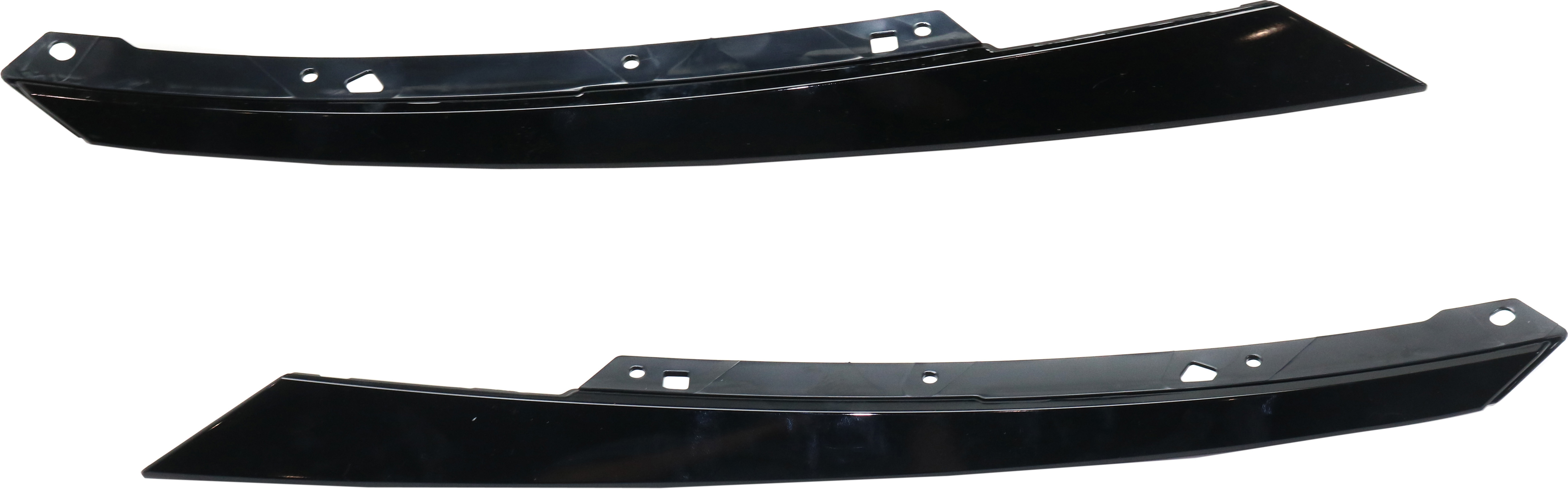AM CIVIC 17-21 GRILLE MOLDING RH AND LH Painted Black Extension 17-19 Type R 20 Type 1 Sedan Hatchback CAPA SKU SET RH07110001Q Partslink HO1213124C HO1212124C OEM 71124TEDT01-71124TEGA51-71124T