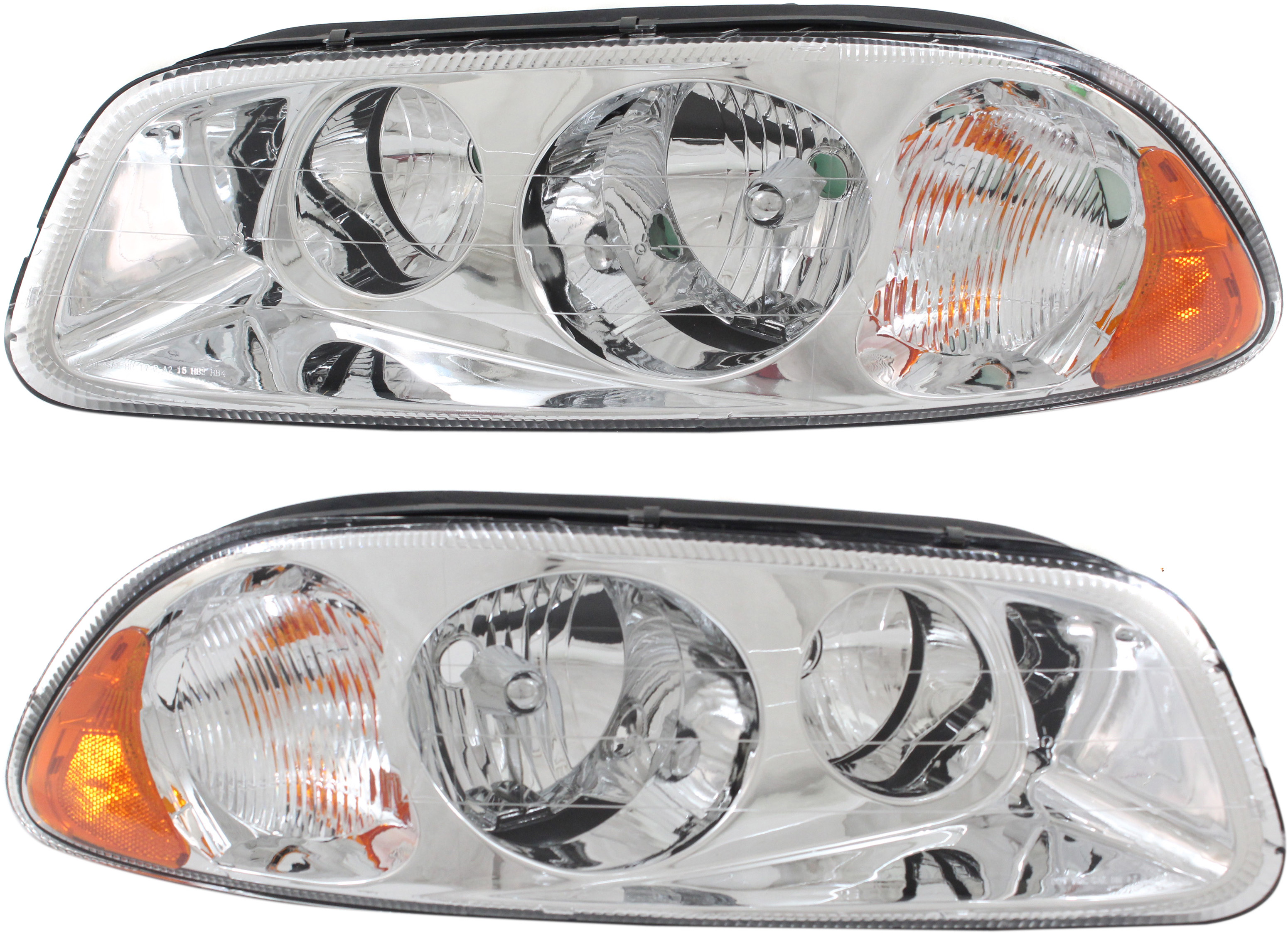 AM MACK VISION PINNACLE HD TRUCK 08-11 HEAD LAMP RH AND LH Lens and Housing Halogen Set Back Axle SKU SET RH10010005 HD OEM 2M0525AM 21836341 PQN001534-2M