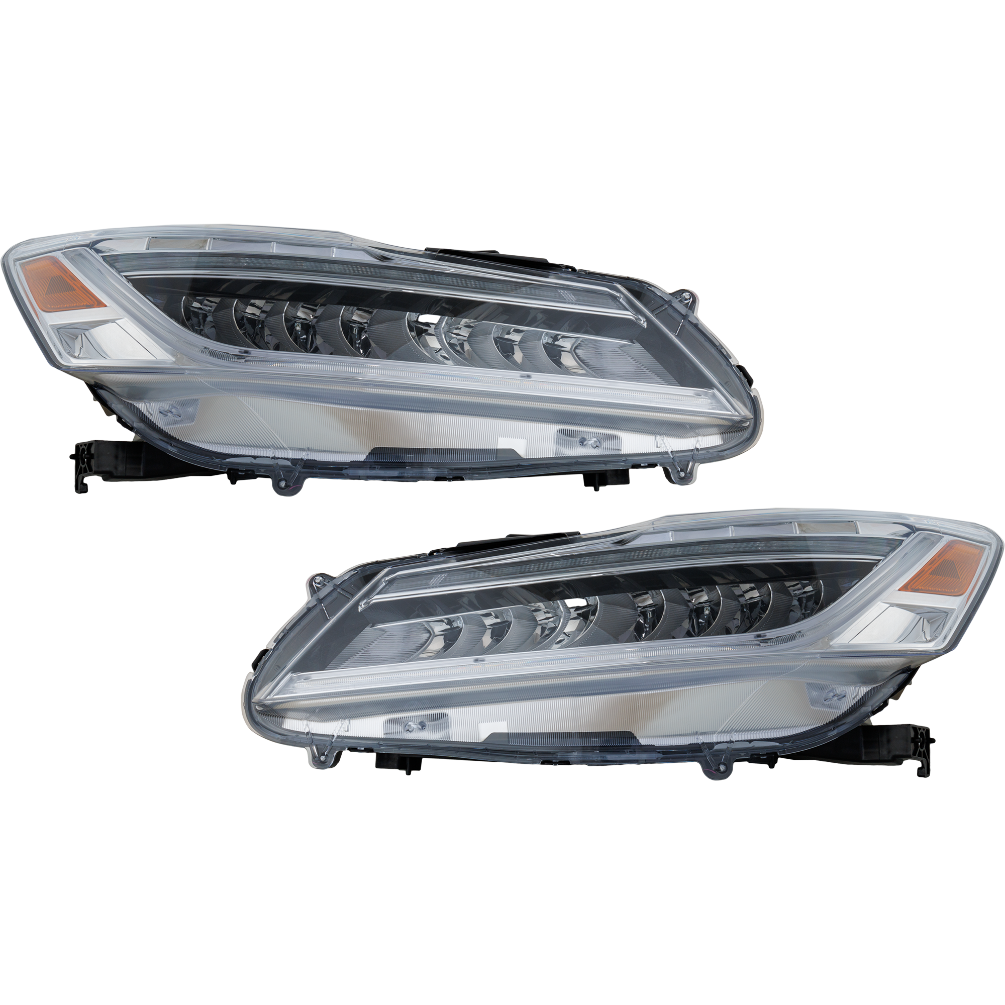 AM ACCORD 16-17 HEAD LAMP RH AND LH Assembly LED Exc. Hybrid Model Sedan SKU SET RH10010027 Partslink HO2503174 HO2502174 OEM 33100T2AA32-33150T2AA32