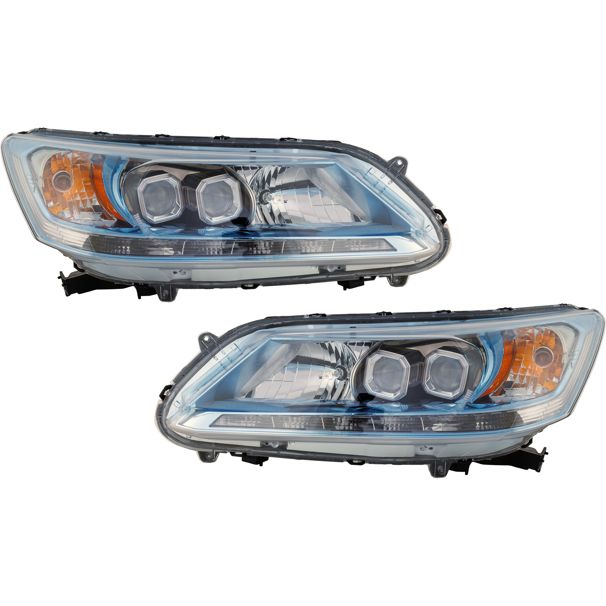 AM ACCORD 14-15 HEAD LAMP RH and LH Assembly LED Hybrid Model SKU SET RH10010029 Partslink HO2502164 HO2503164 OEM 33150T3VA51-33100T3VA51
