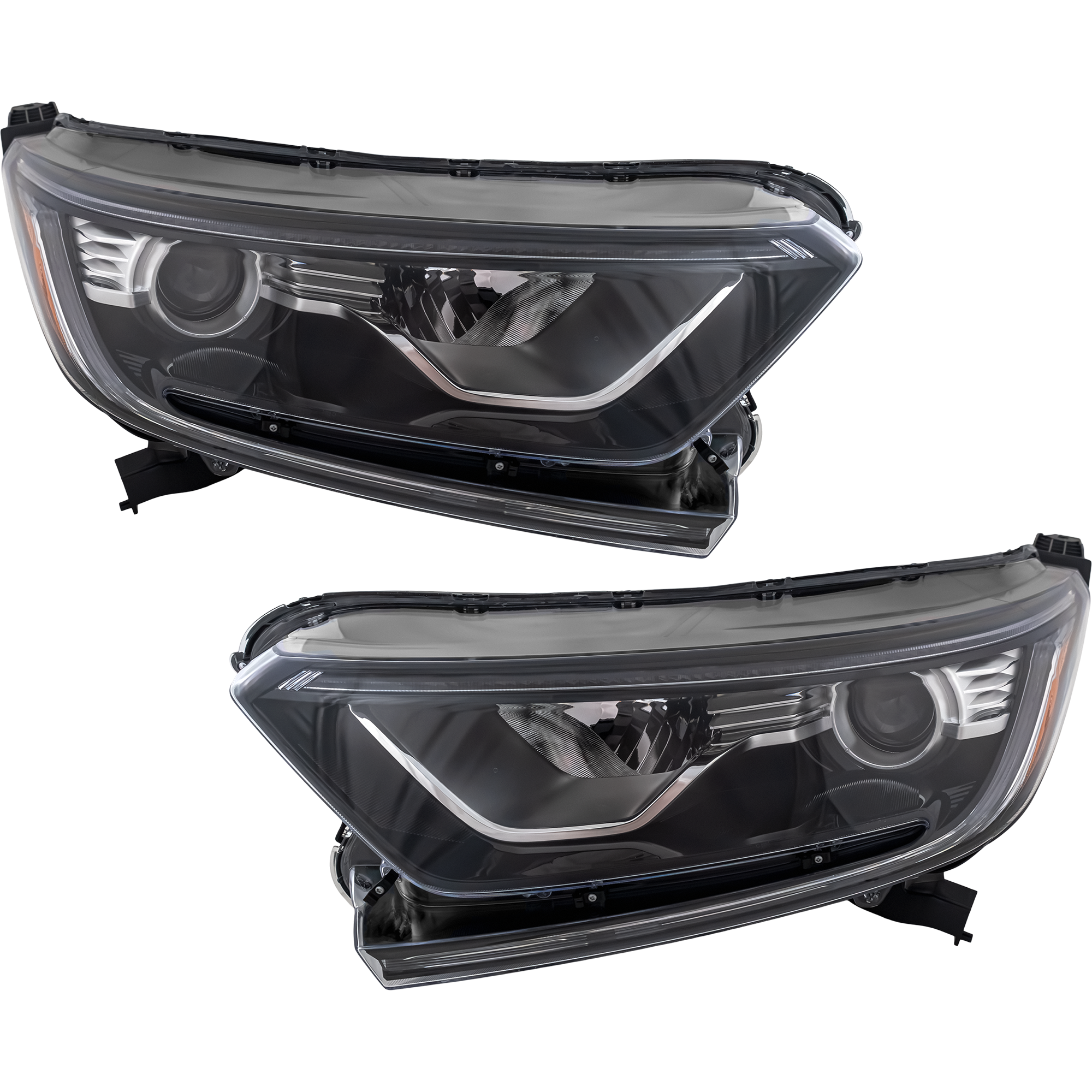 AM CR V 17-22 HEAD LAMP RH AND LH Assembly Halogen North America Built Vehicle SKU SET RH10010037 Partslink HO2502180 HO2503180 OEM 33100TLAA01-33150TLAA01