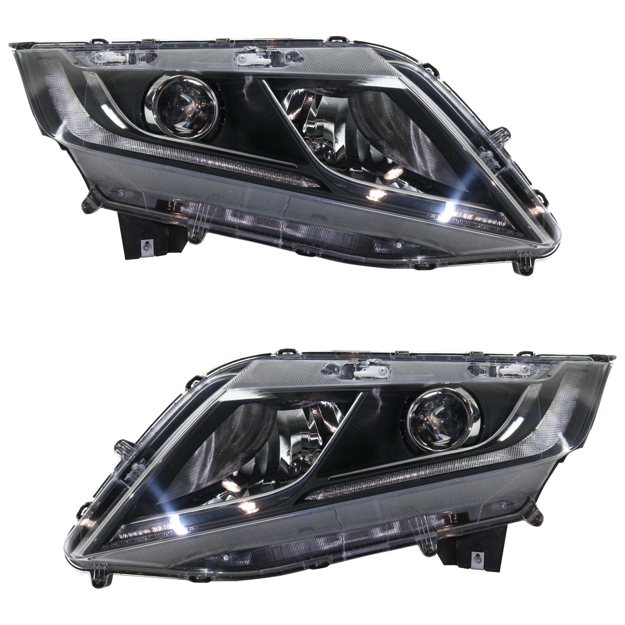 AM ODYSSEY 18-23 HEAD LAMP RH AND LH Halogen Assembly w Daytime Running Light CAPA SKU SET RH10010047Q Partslink HO2503183C HO2502183C OEM 33100THRA11-33150THRA11