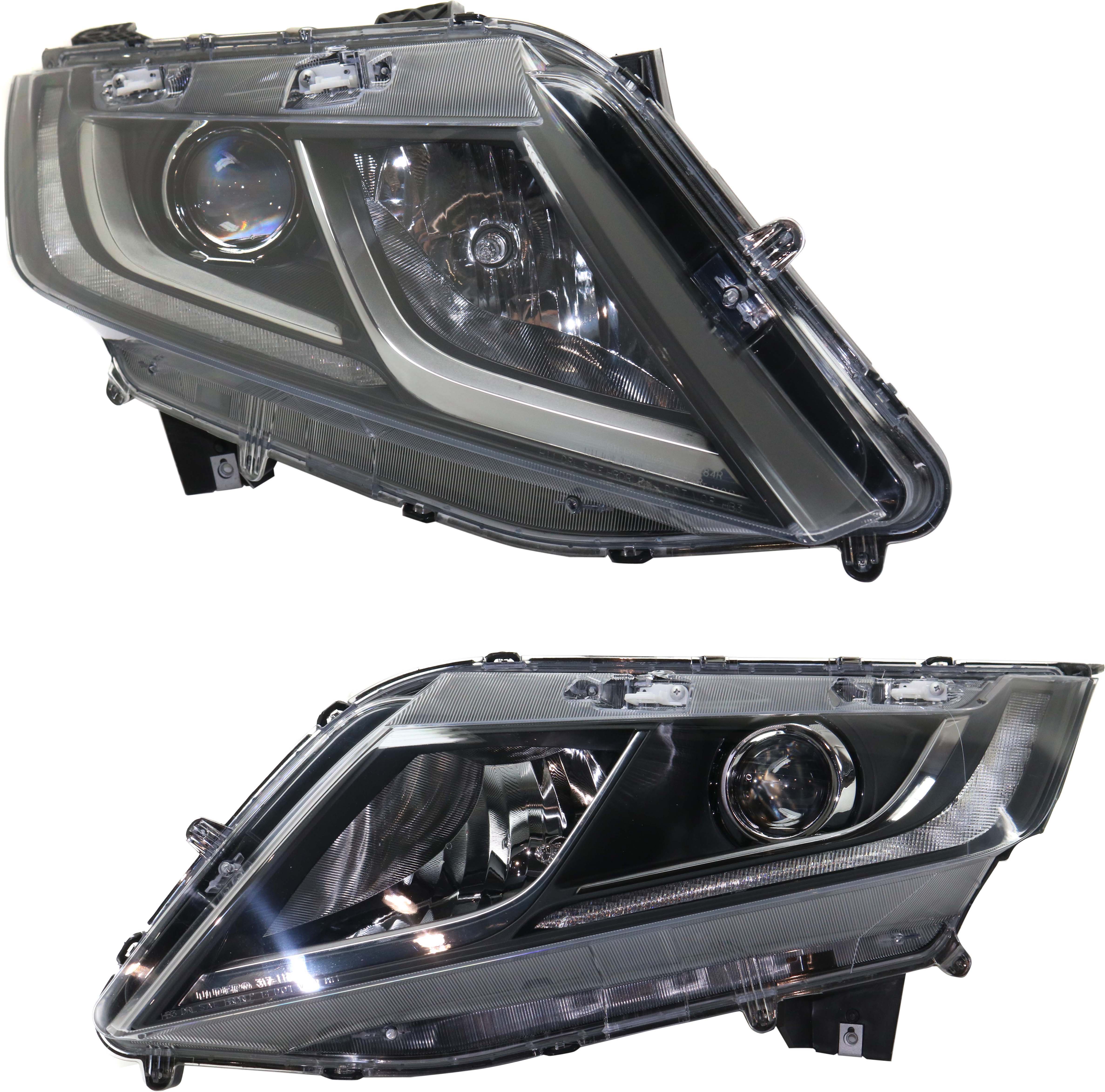 AM ODYSSEY 18-23 HEAD LAMP RH AND LH Halogen Assembly w Daytime Running Light SKU SET RH10010047 Partslink HO2503183 HO2502183 OEM 33100THRA11-33150THRA11
