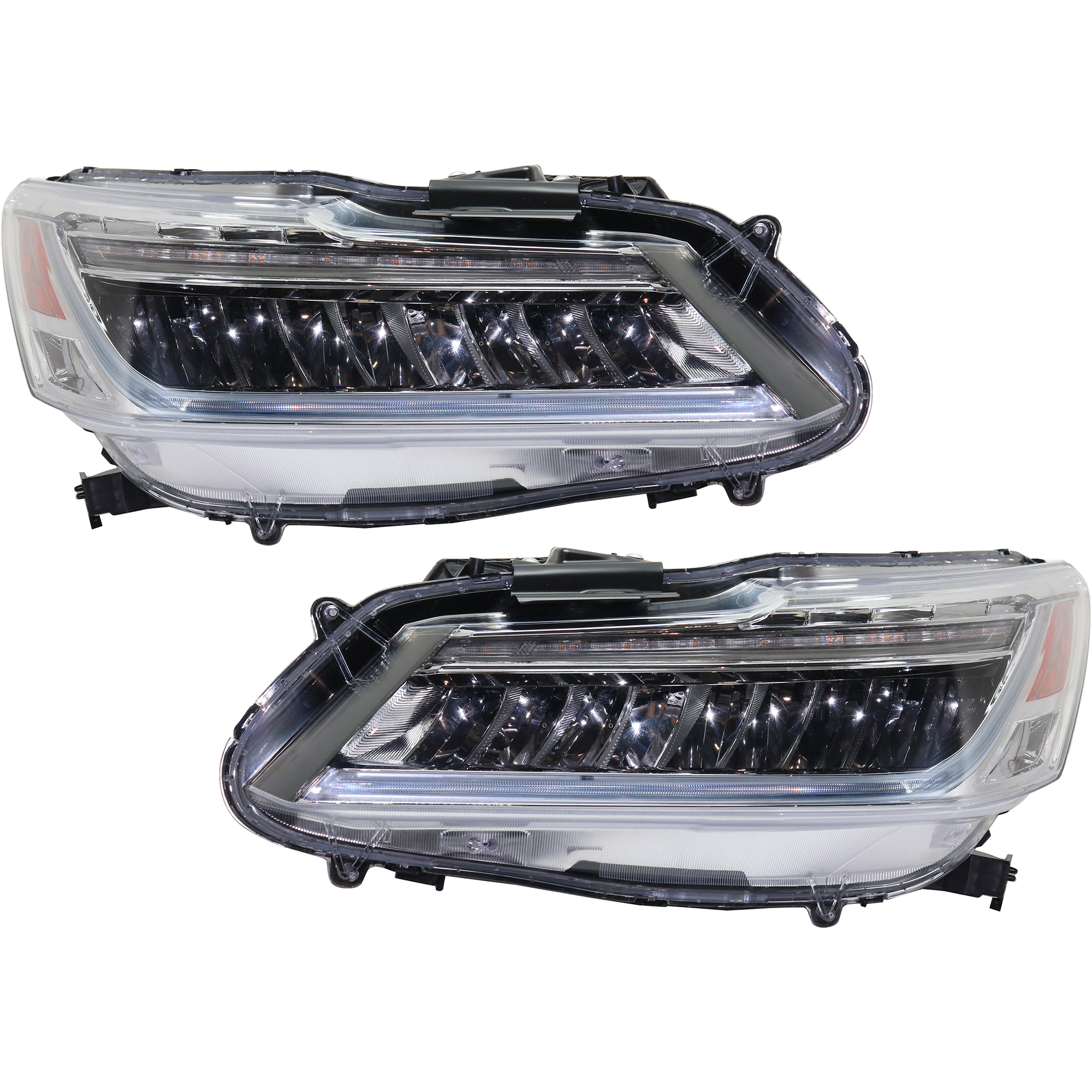 AM ACCORD 17-17 HEAD LAMP RH AND LH Set of 2 Assembly LED Hybrid Model SKU SET RH10010051 Partslink HO2503178 HO2502178 OEM 33100T2AA42-33150T2AA42