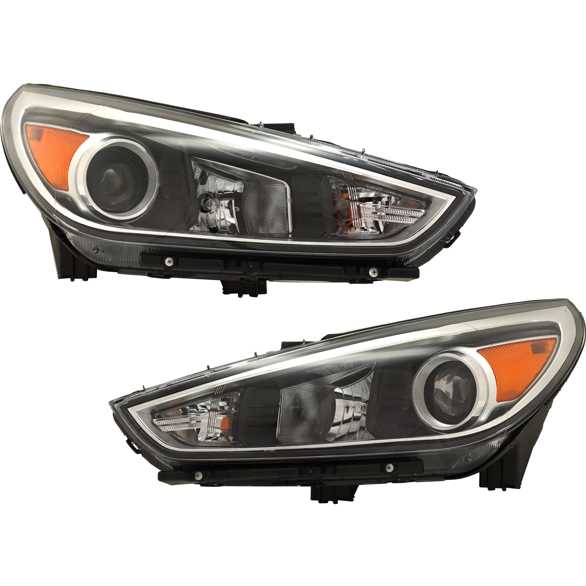 AM ELANTRA GT 18-20 HEAD LAMP RH AND LH Assembly Halogen SKU SET RH10010061 Partslink HY2503219 HY2502219 OEM 92102G3040-92101G3040