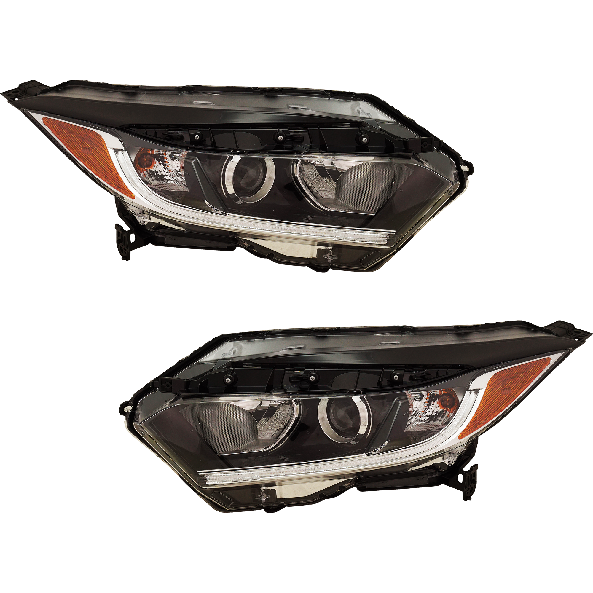 AM HR V 19-22 HEAD LAMP RH AND LH Assembly Halogen SKU SET RH10010073 Partslink HO2502190 HO2503190 OEM 33100T7AA31-33150T7AA31