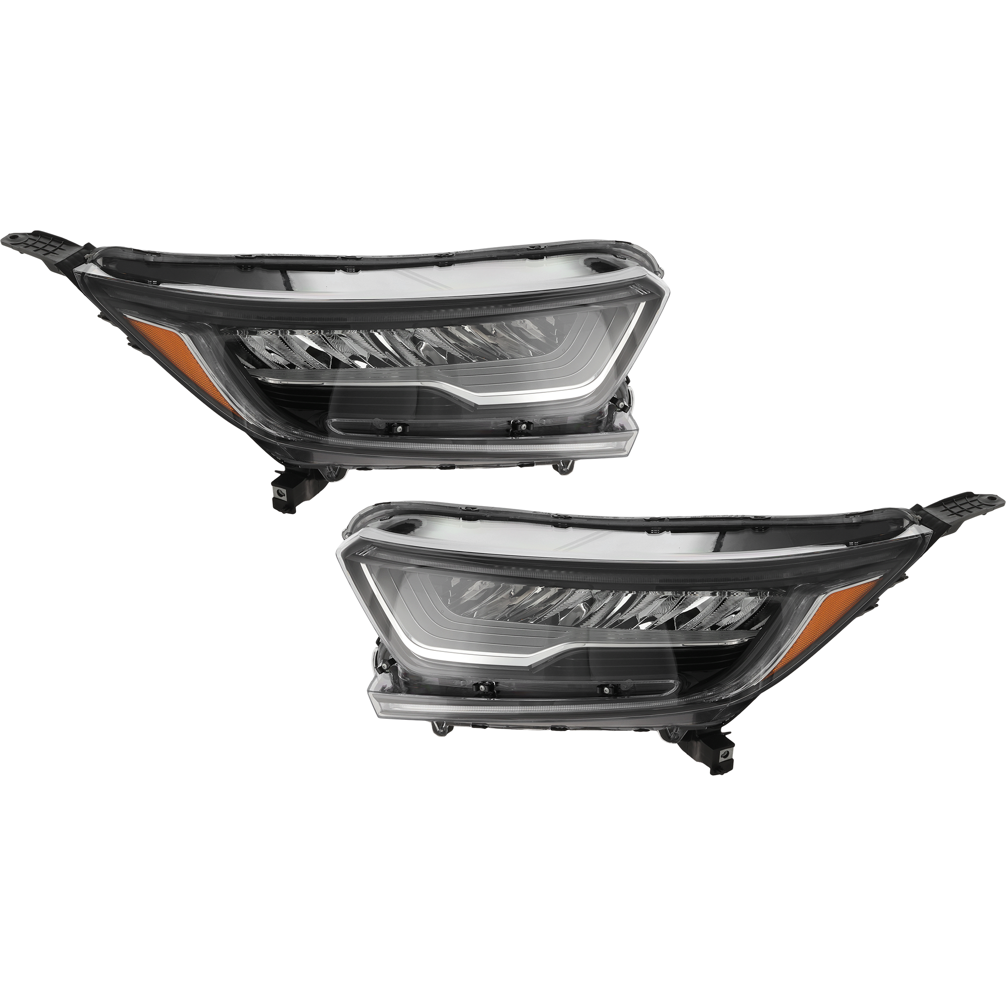 AM CR V 17-22 HEAD LAMP RH AND LH Assembly LED North America Built Vehicle Exc. Hybrid Touring Model SKU SET RH10010079 Partslink HO2503182 HO2502182 OEM 33100TLAA11-33150TLAA11