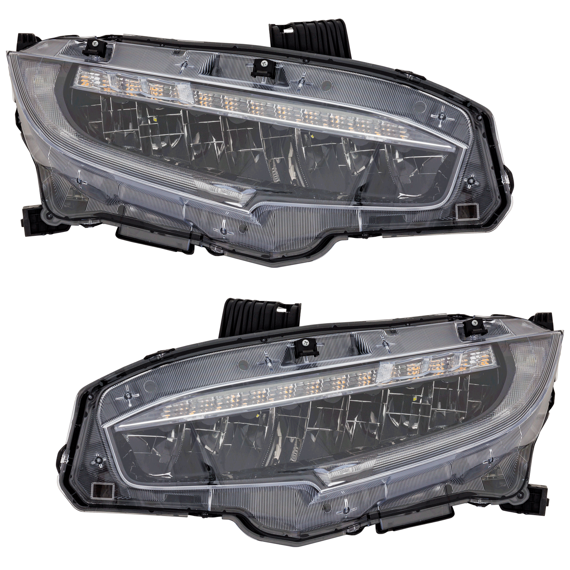 AM CIVIC 19-19 HEAD LAMP RH AND LH Assembly LED Touring Model North America Built Vehicle SKU SET RH10010105 Partslink HO2503195 HO2502195 OEM 33100TBAA22-06331TBA305-33150T